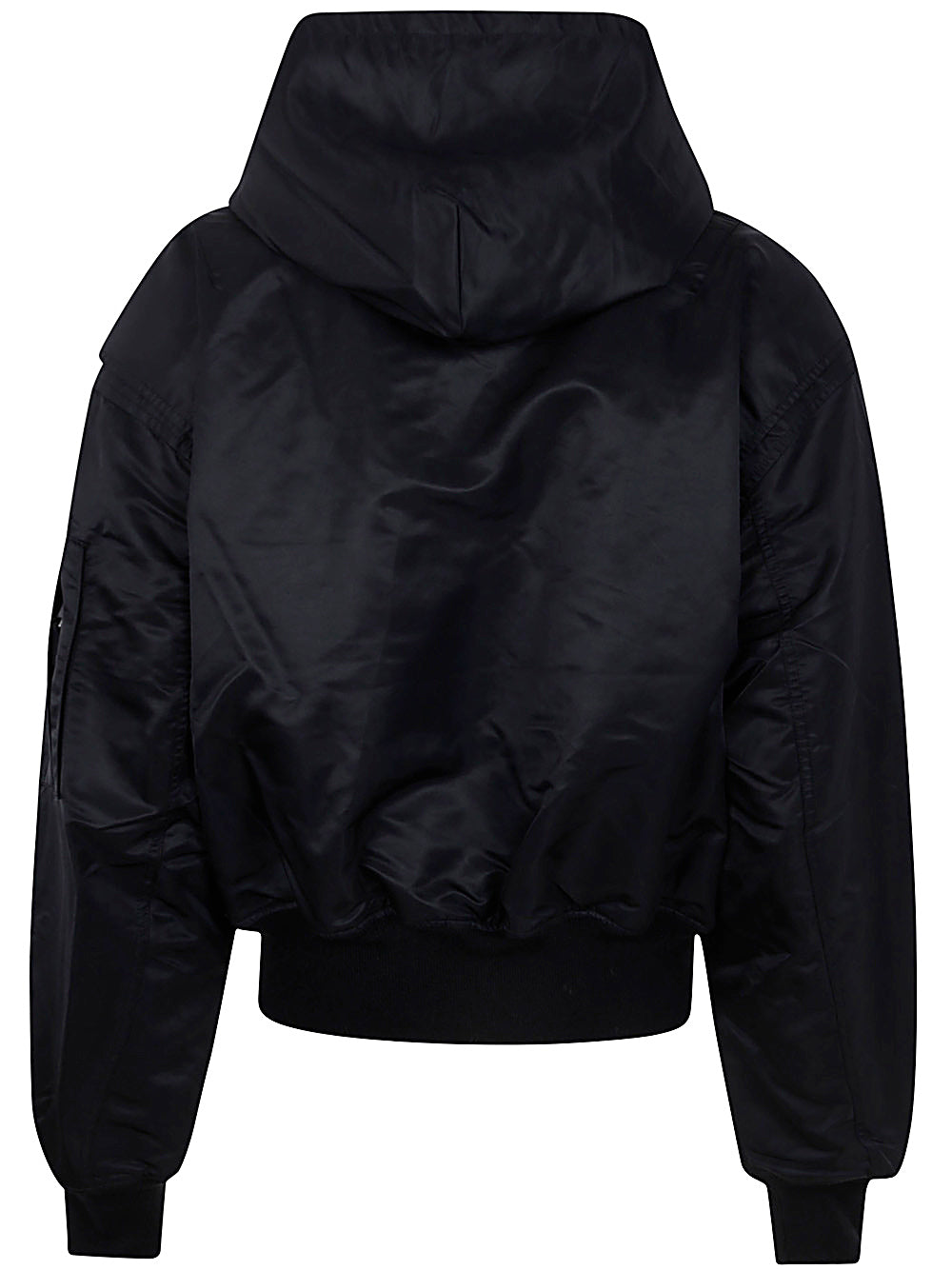 ENTIRE STUDIOS Women's Hooded Broad Bomber Jacket