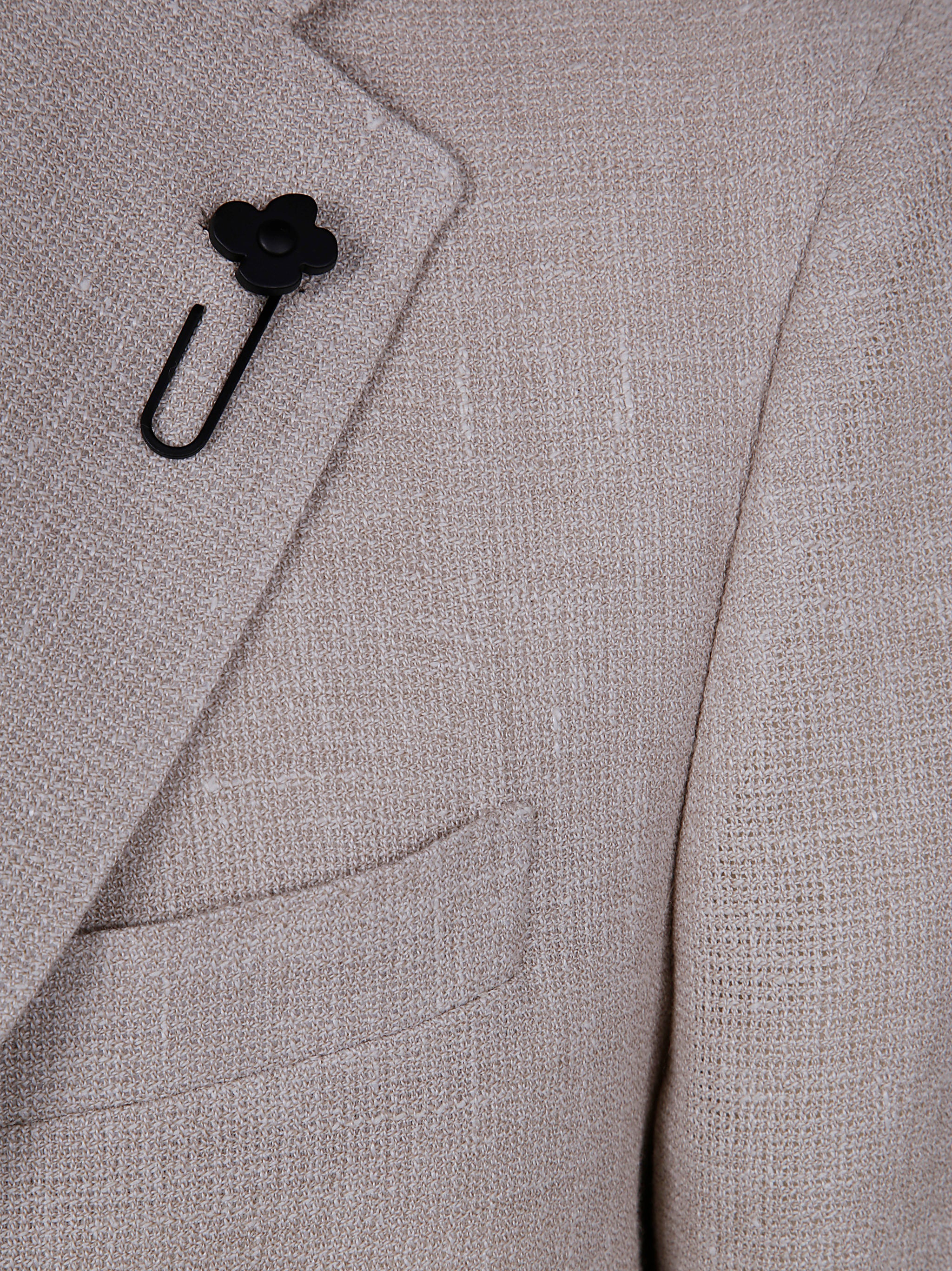 LARDINI Men's Iconic Linen Blazer Jacket