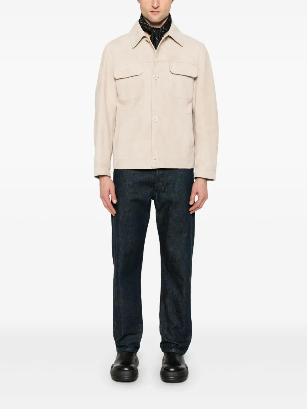 LARDINI 100% Lea Mini Coats for Men