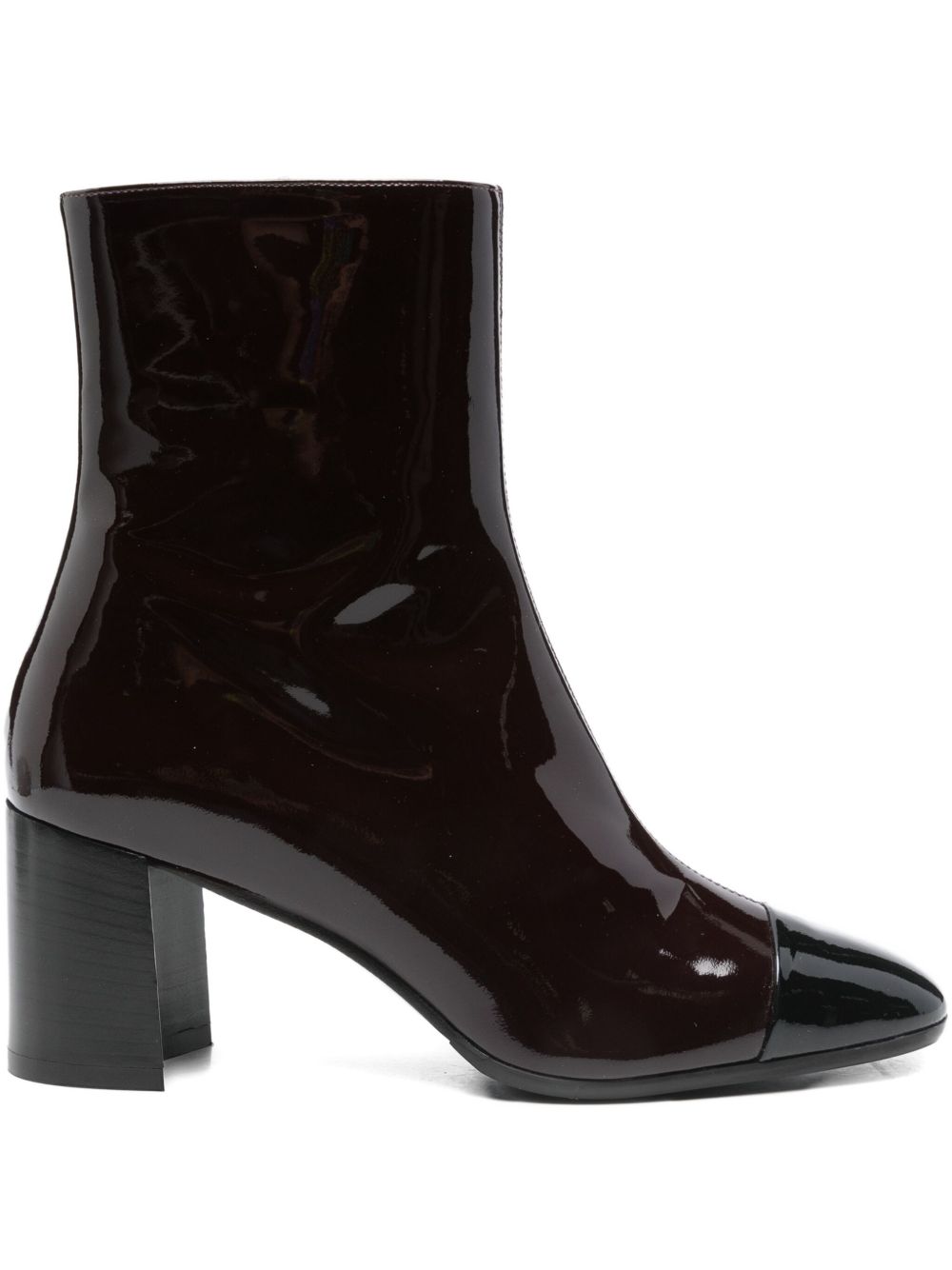 CAREL PARIS Patent Leather Ankle Boots