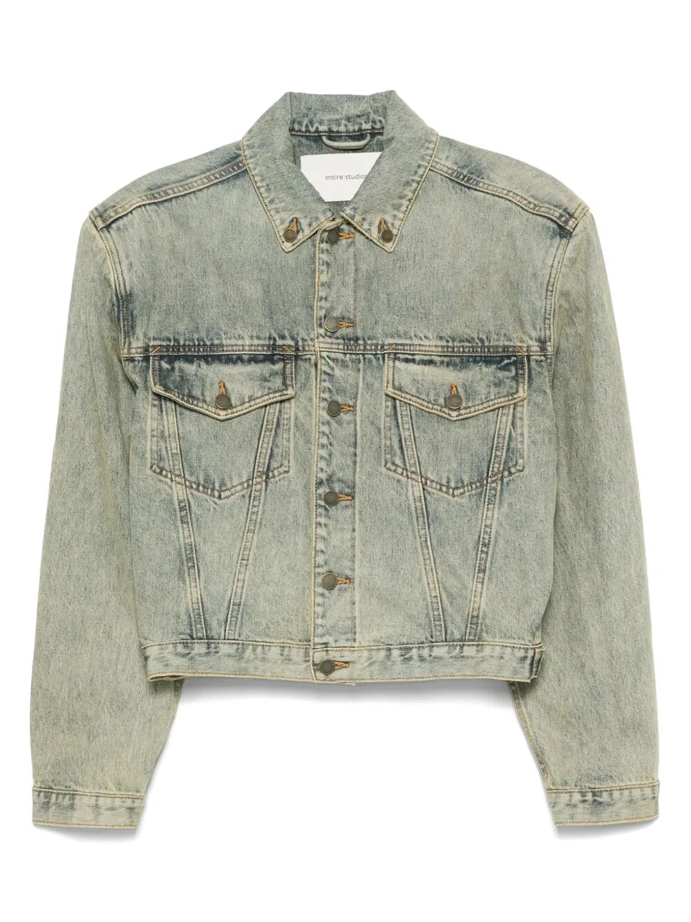 ENTIRE STUDIOS Mini Shrink Denim Jacket