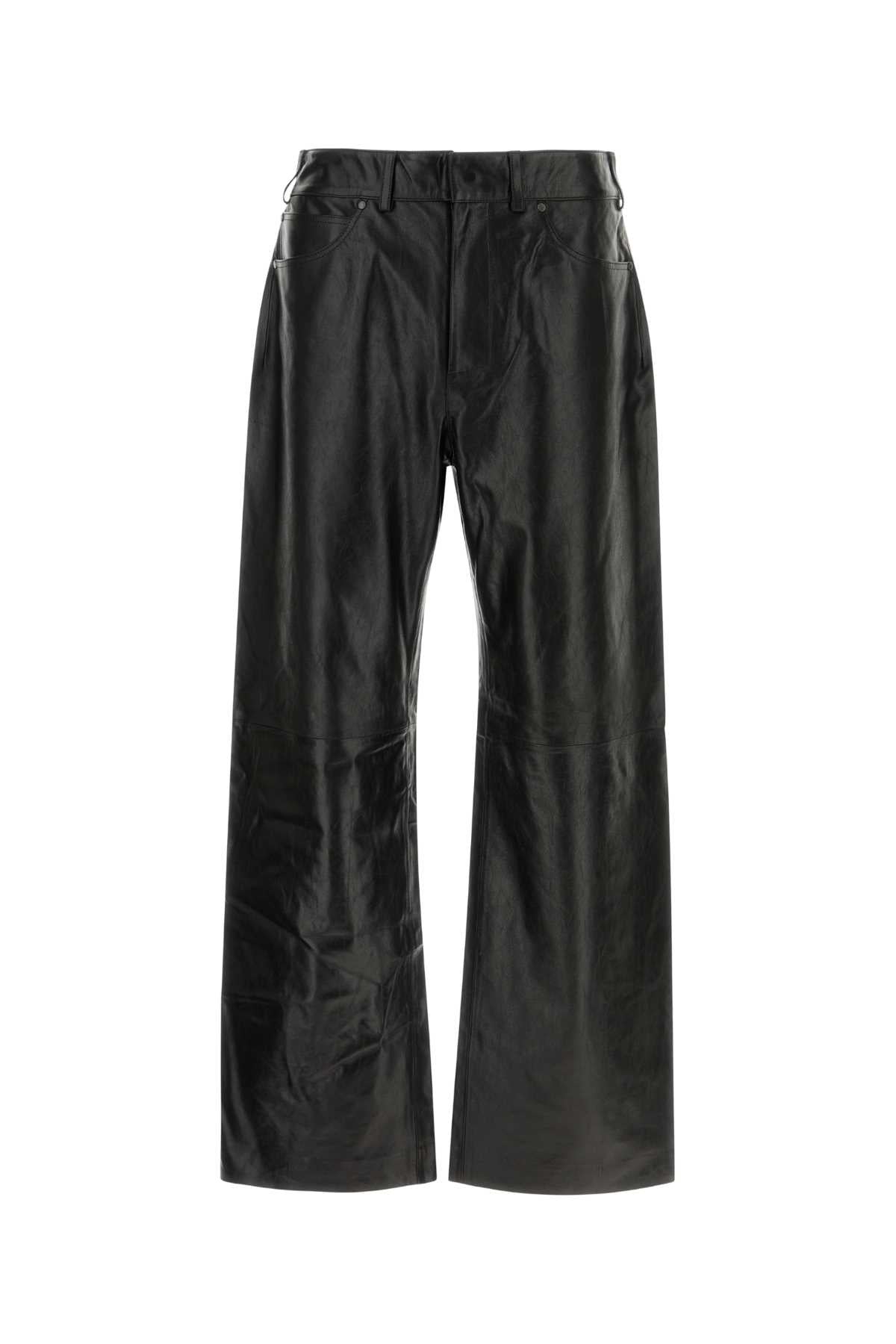 ENTIRE STUDIOS Straight Leg Leather Pant - Unisex