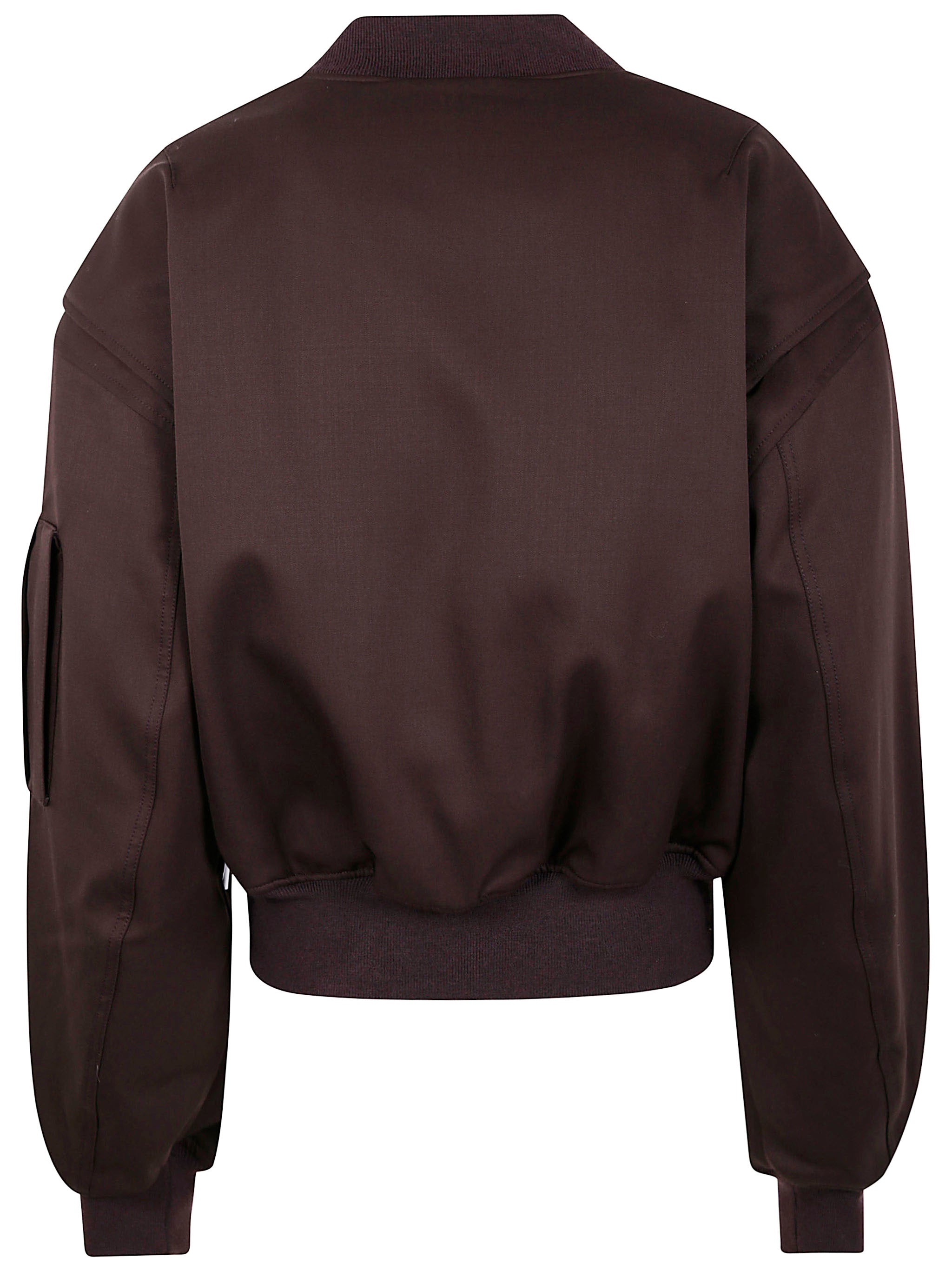 ENTIRE STUDIOS Cropped Broad Bomber Suiting for Women