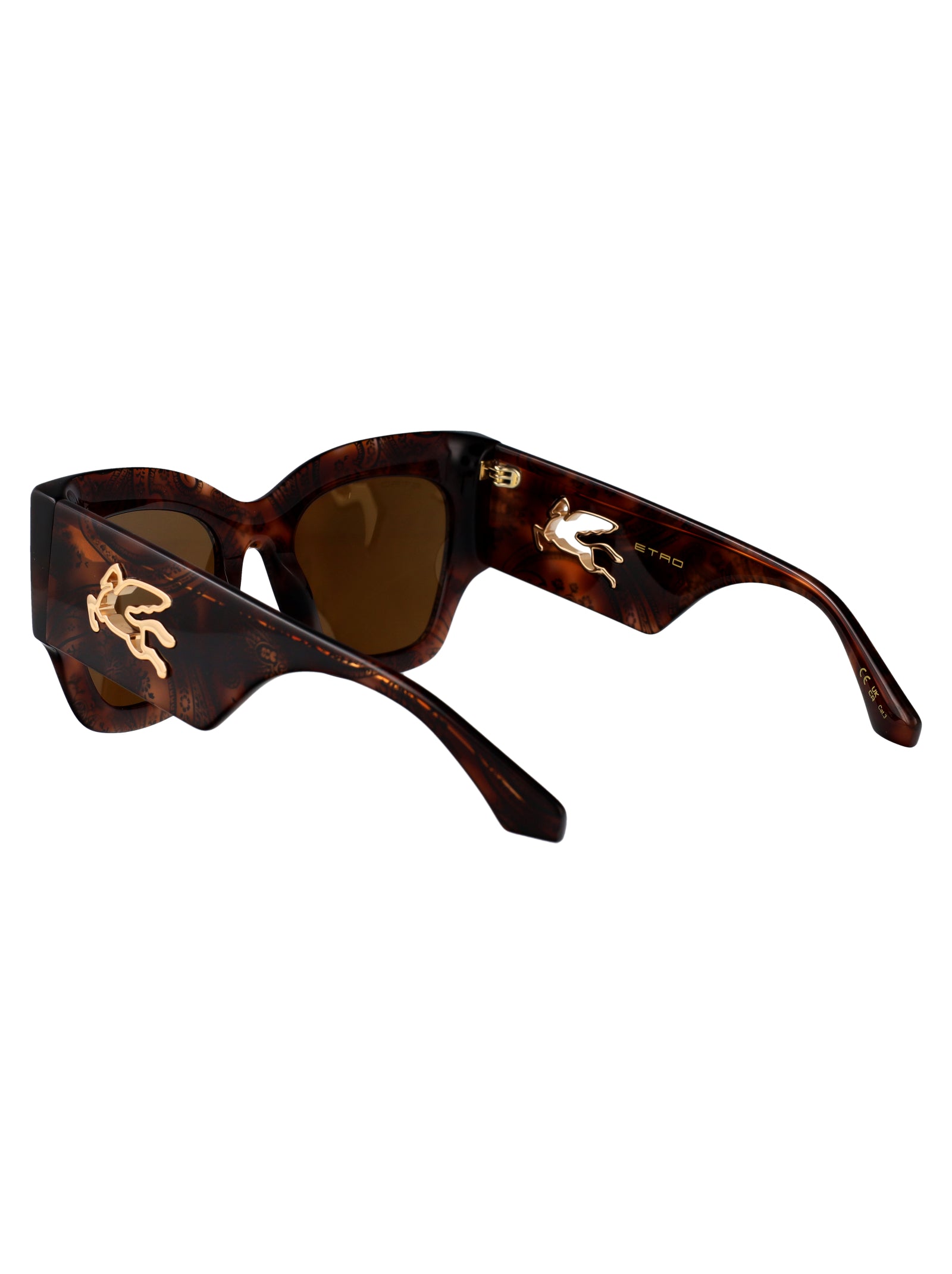 ETRO Pattern Havana Acetate Sunglasses for Women
