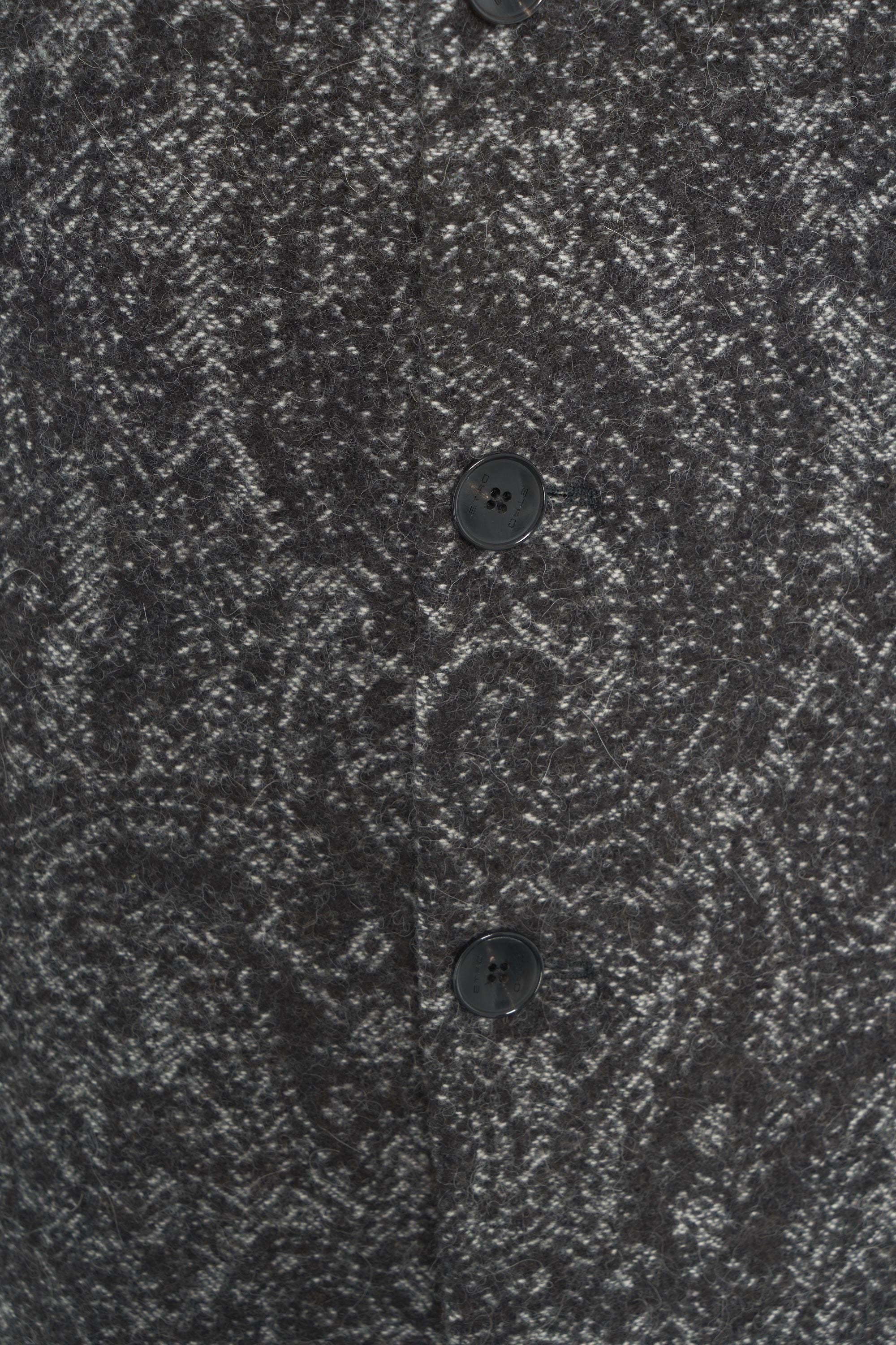 ETRO Elegant Misto Wool Jacquard Jacket for Men