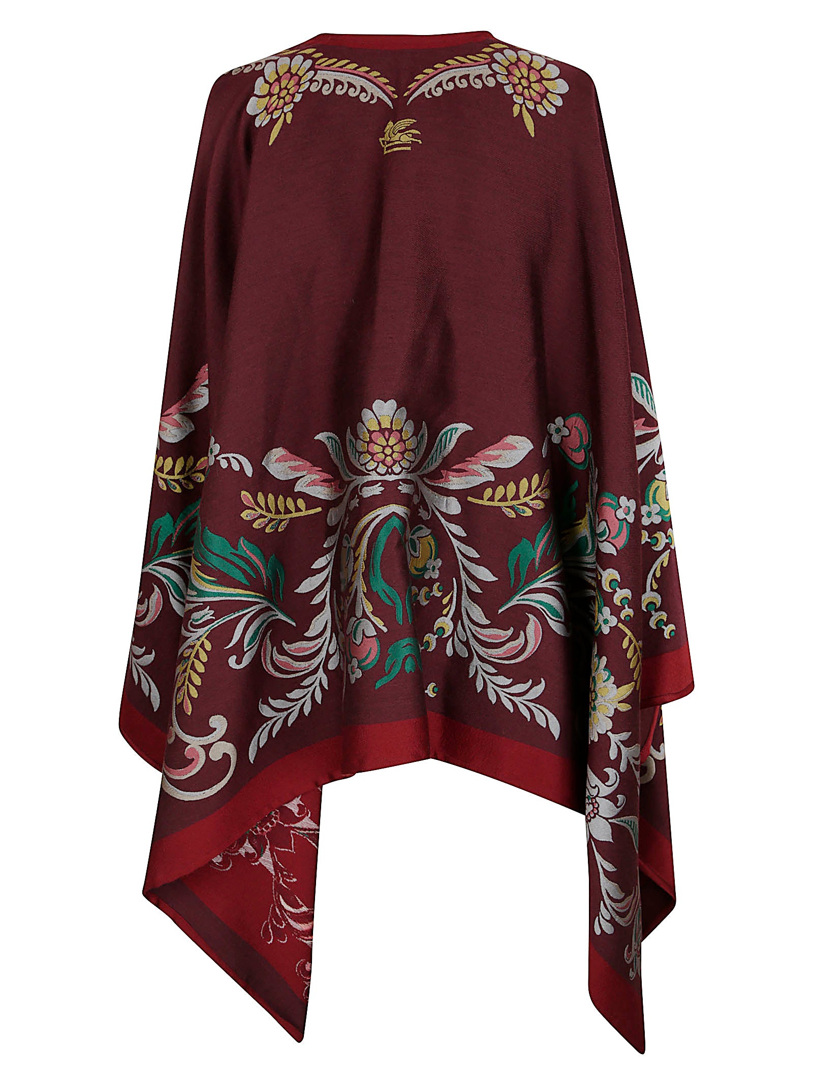 ETRO Wool Blend Cape for Women - Mini Style