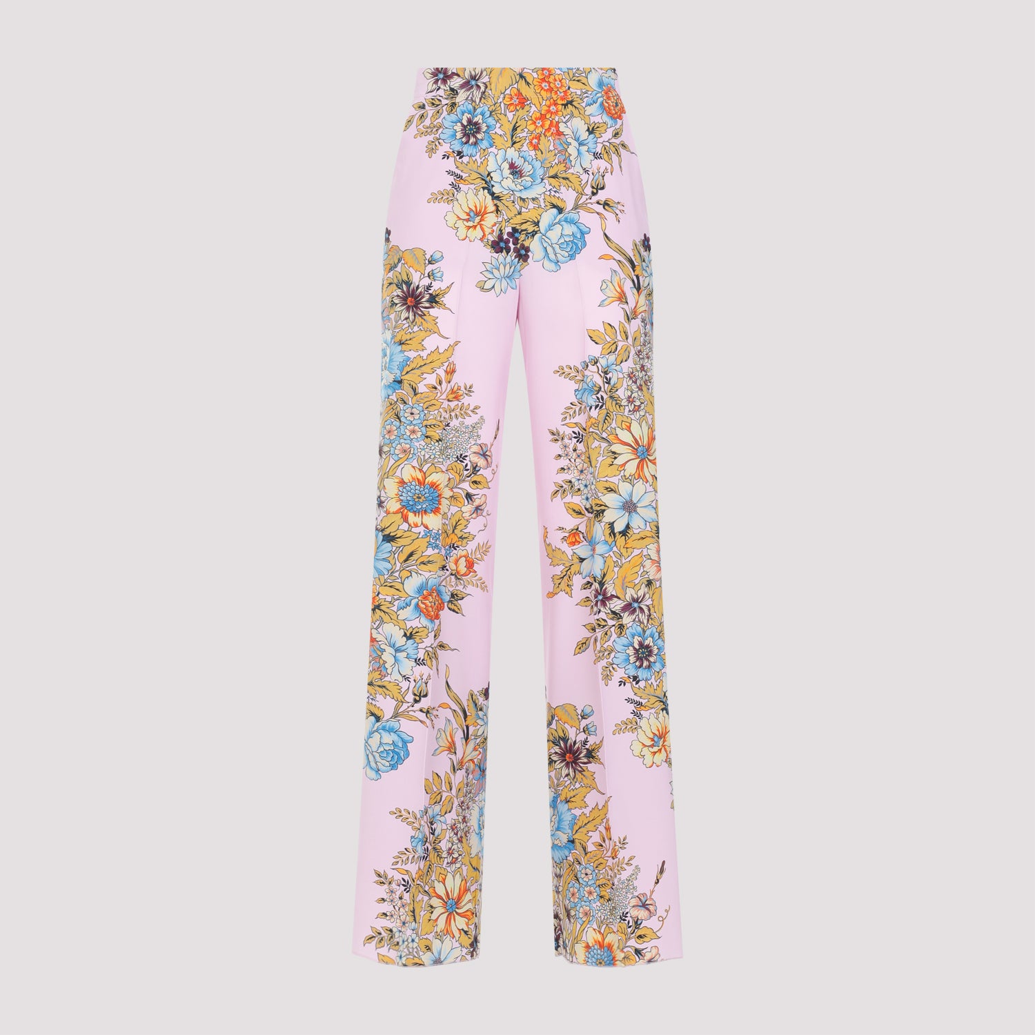 ETRO Silk Floral Trousers for Women - Mini Fit