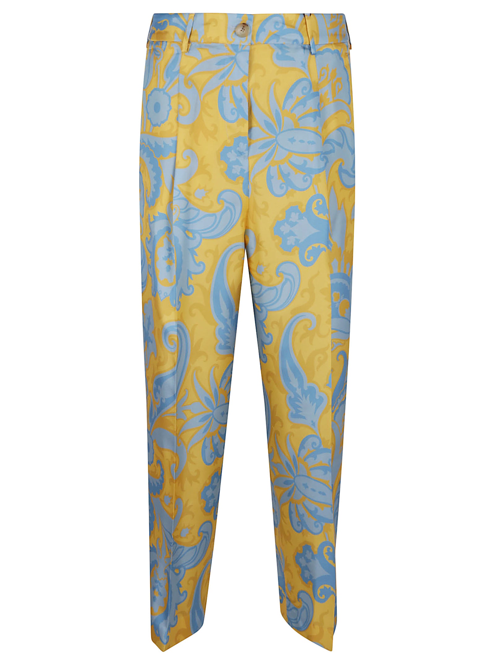 ETRO Elegant Silk Trousers for Women - Spring Summer 2025