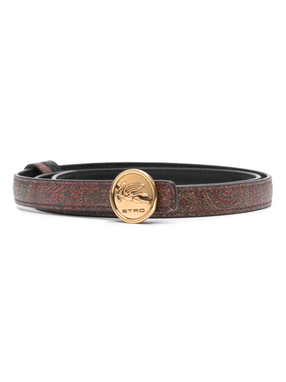 ETRO Reversible Paisley Jacquard Belt - 1.5cm
