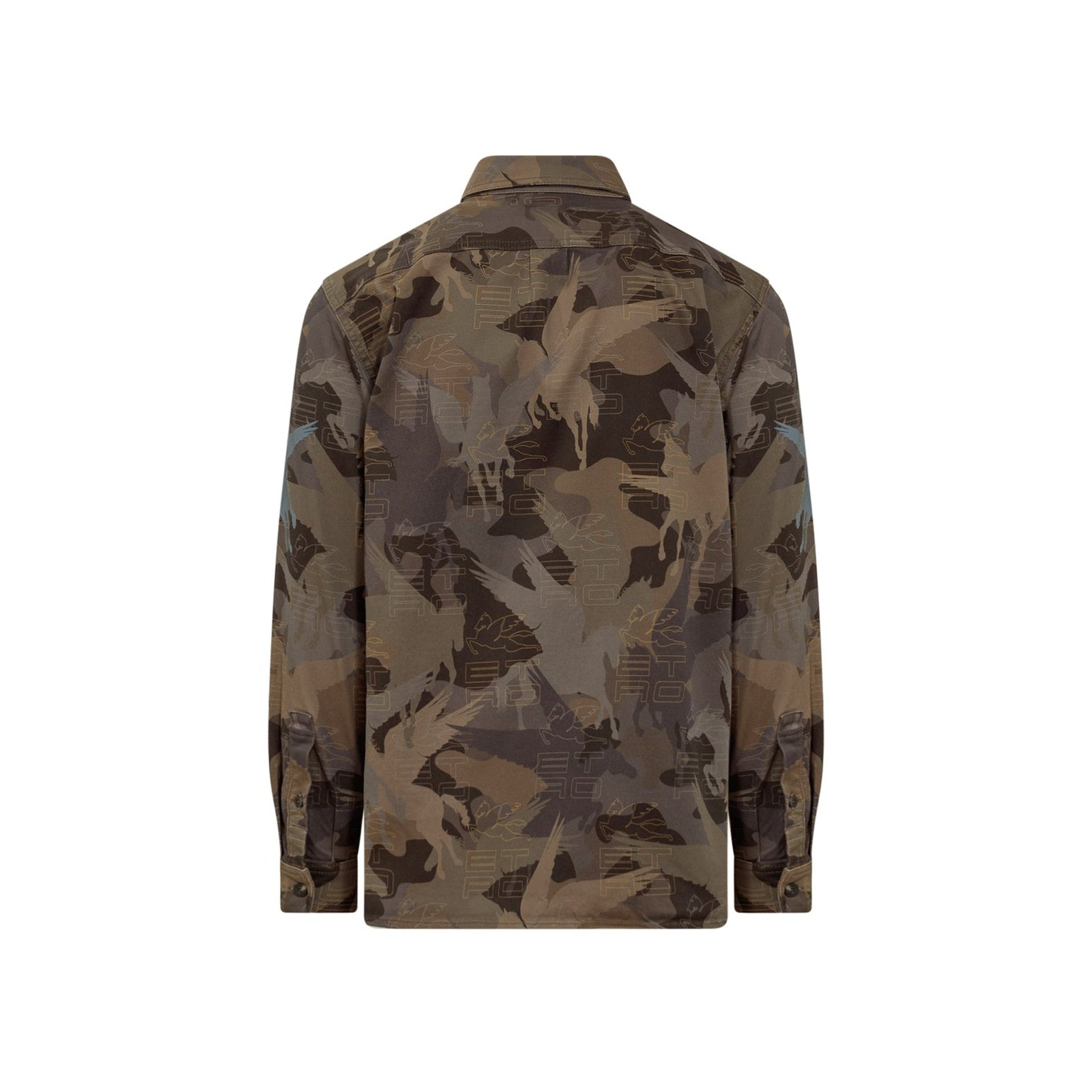 ETRO Camouflage Cotton Shirt for Men
