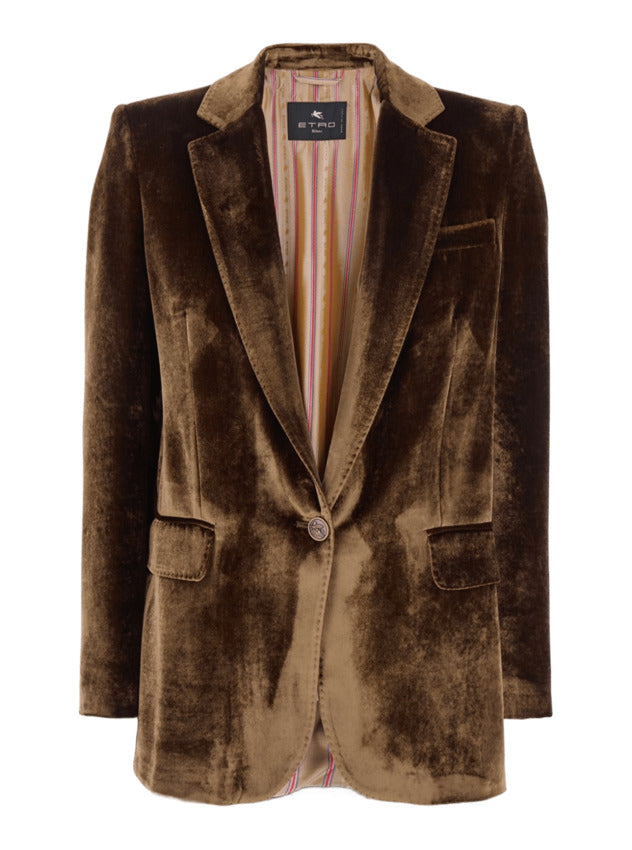ETRO Elegant Straight Cut Jacket - FW25