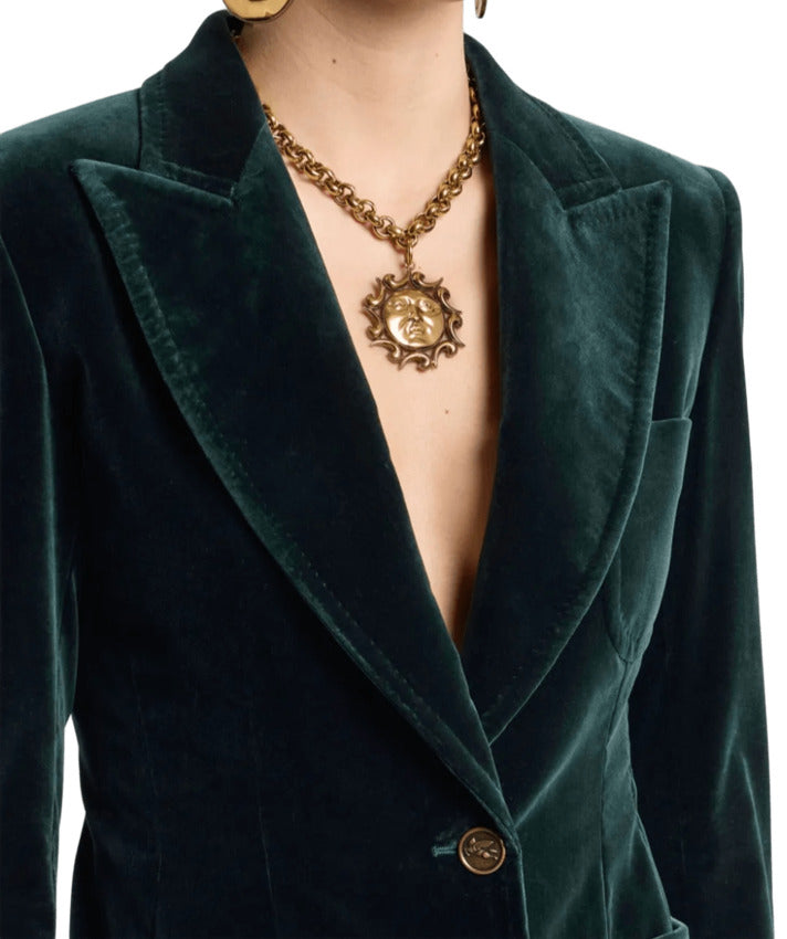 ETRO Women’s Single-Breasted Velvet Jacket