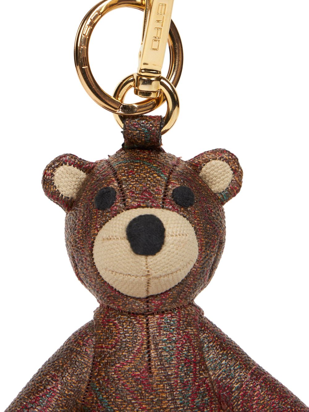ETRO Charming Mini Teddy Bear Keychain