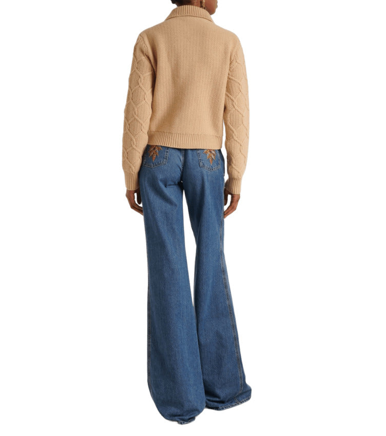 ETRO Floral Embroidered Cardigan - Regular Fit for Women