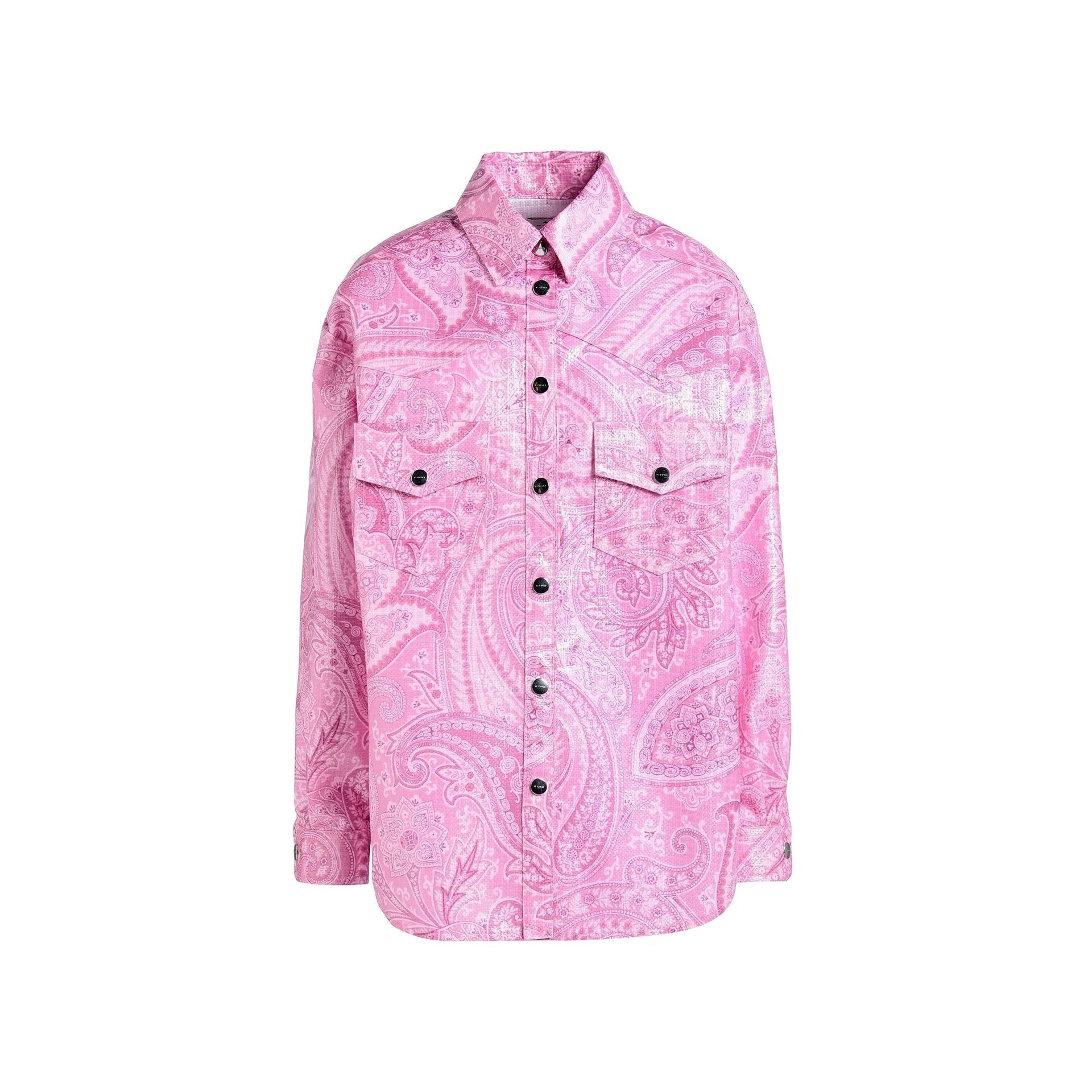 ETRO Nylon Printed Long Sleeve Shirt