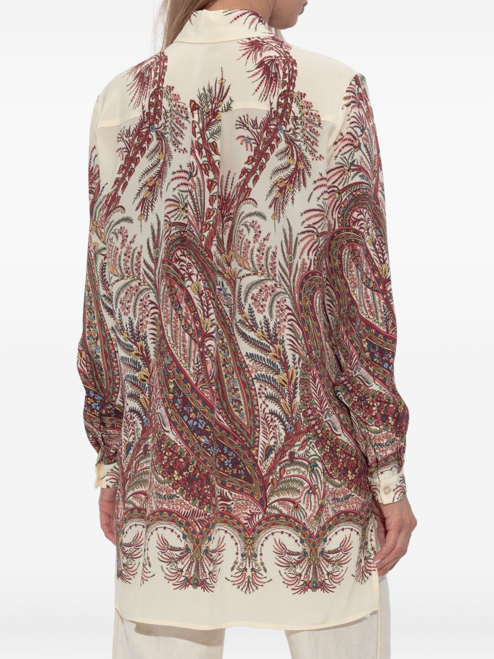 ETRO Silk Pleated Straight Shirt for Women