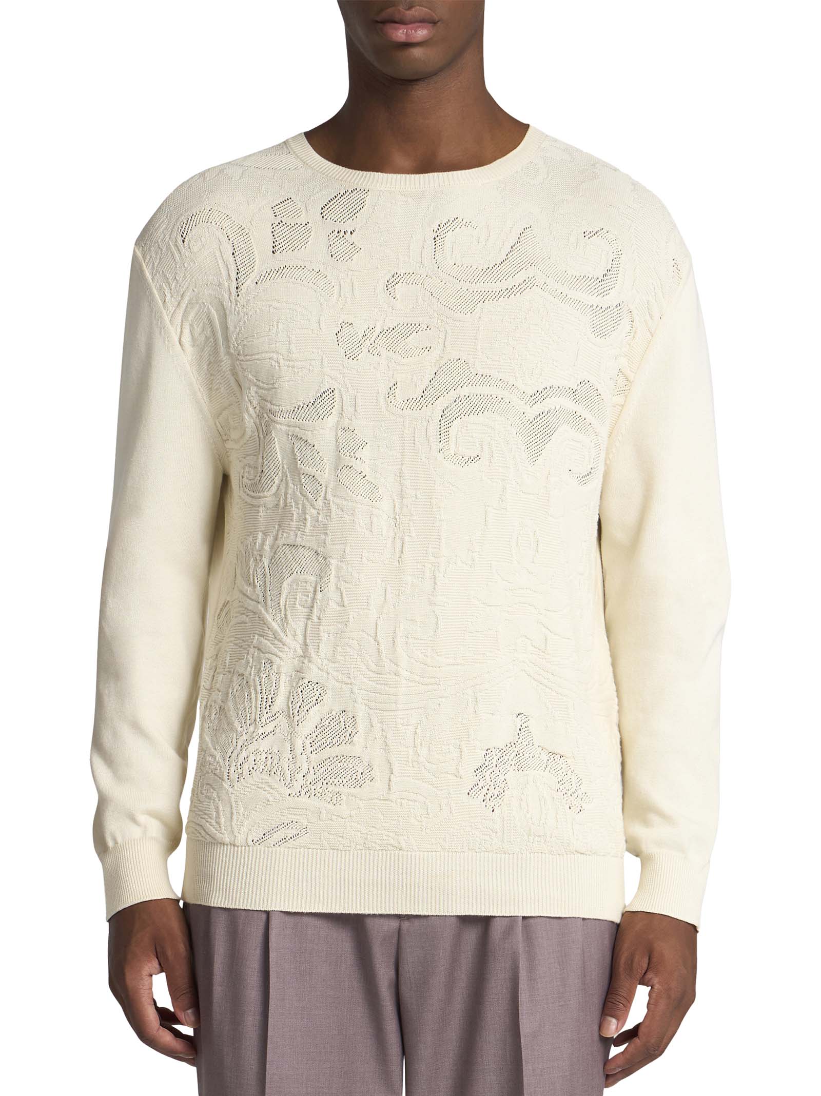 ETRO Men's Crew Neck Sweater - Size M