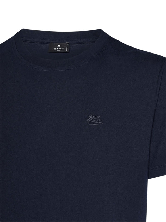 ETRO Men's Pegasus Embroidered Crew Neck T-Shirt