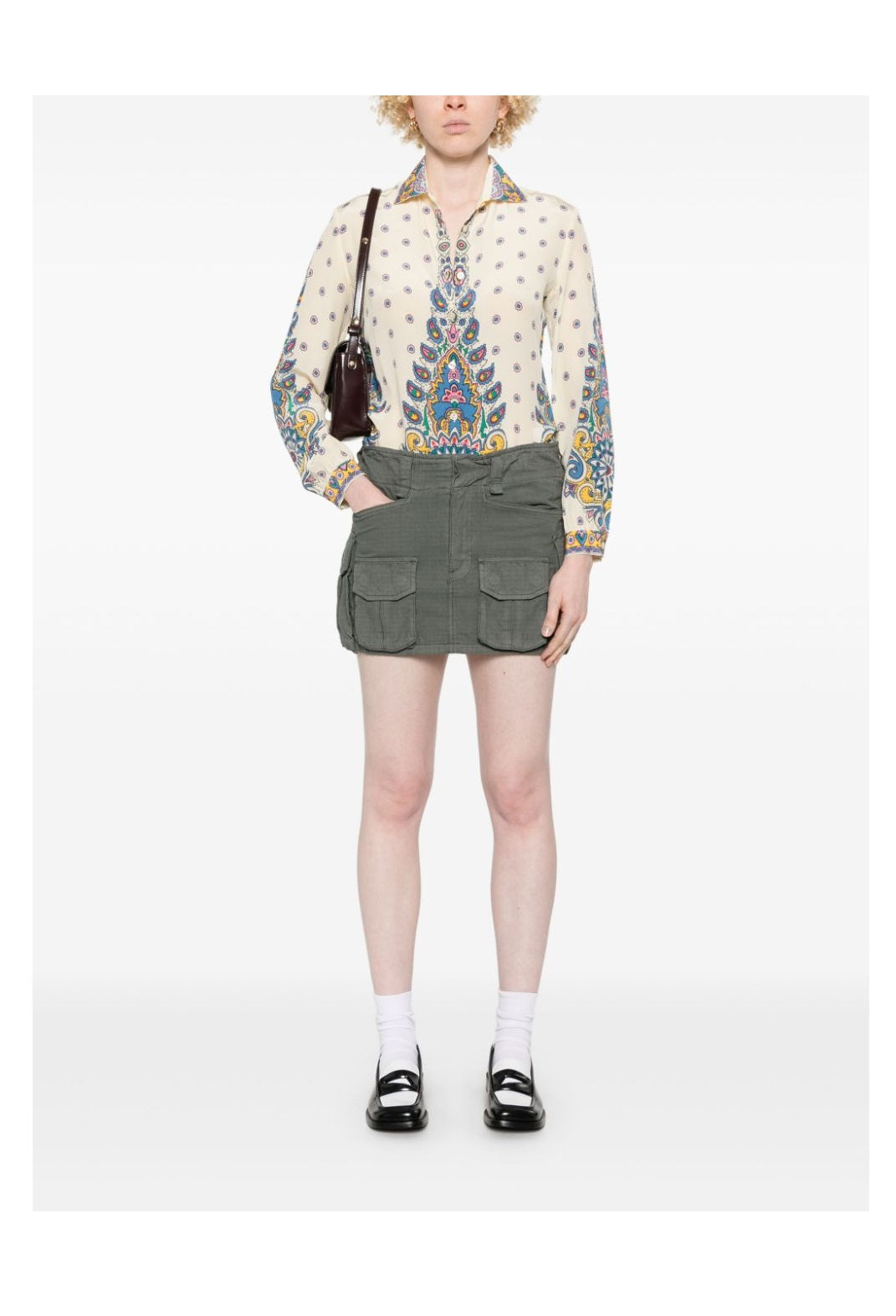 ETRO Silk Women's Mini Shirt