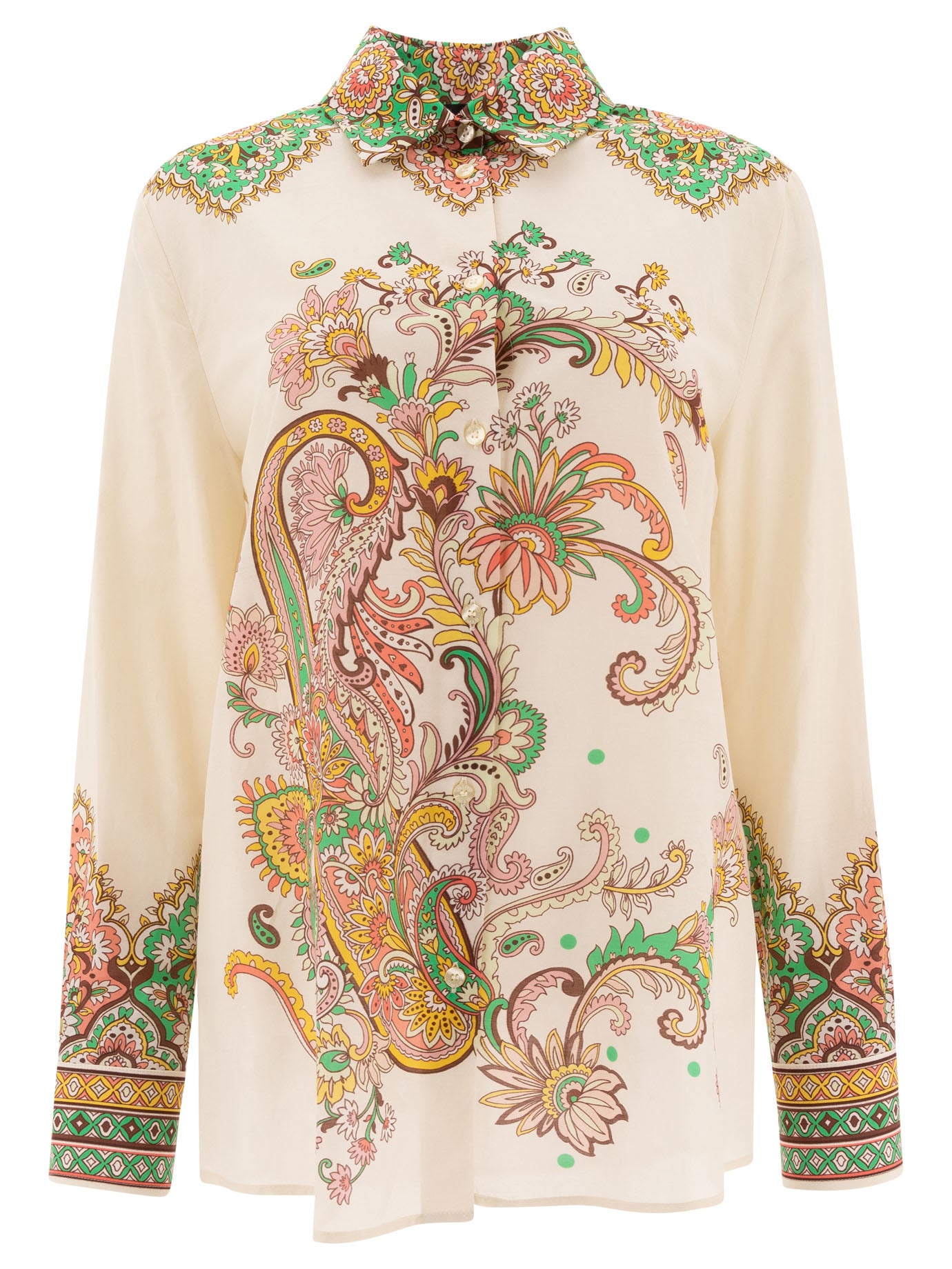 ETRO Paisley Print Long Sleeve Shirt for Women