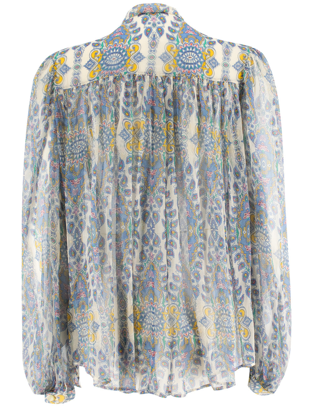 ETRO Silk Blouse with Vibrant Paisley Print