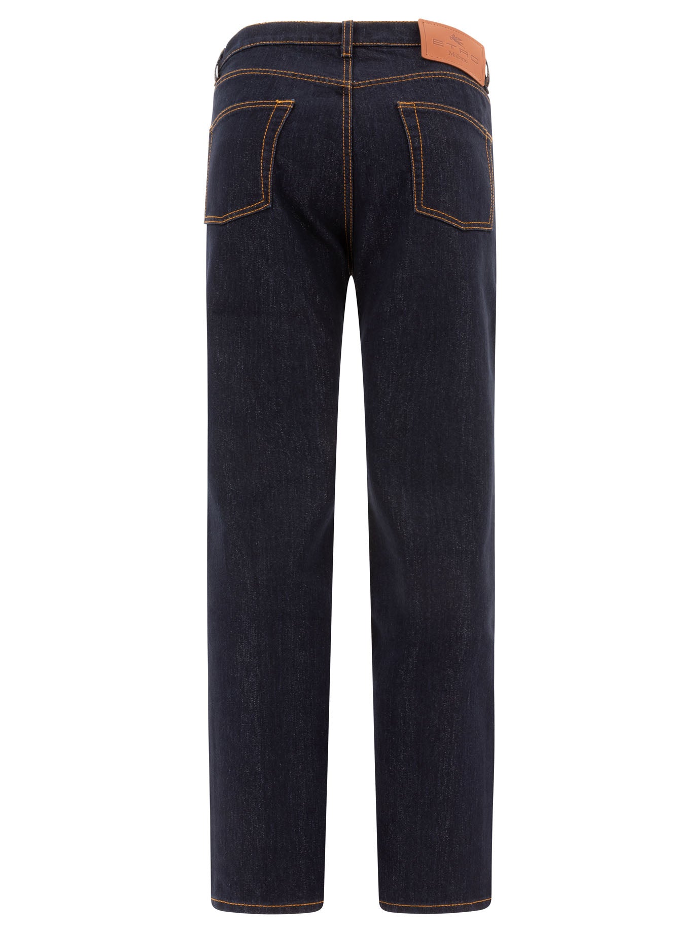 ETRO High-Waisted Straight-Leg Jeans