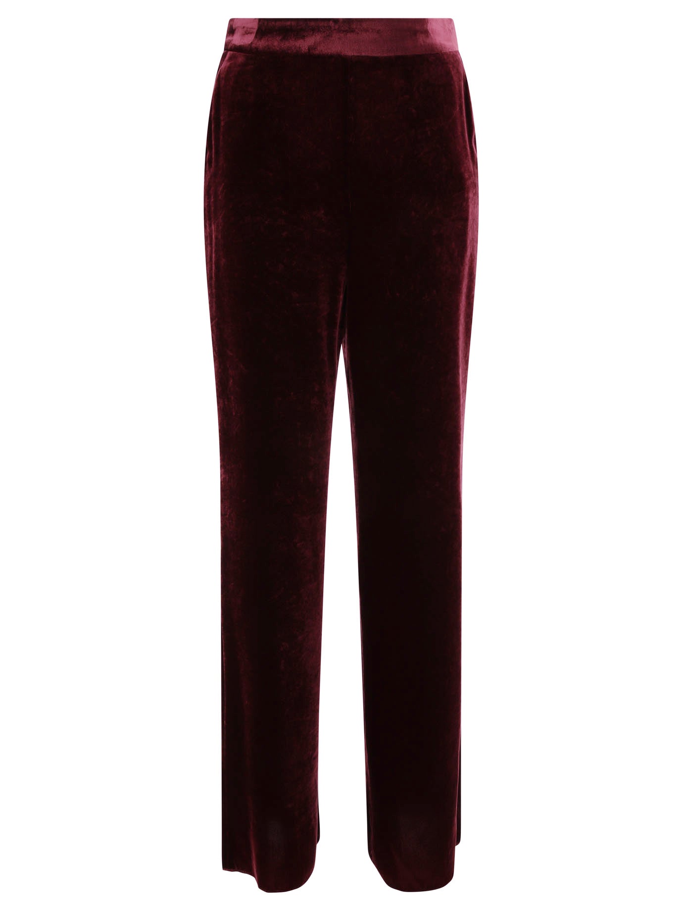 ETRO Velvet Trousers with Elasticized High Waist for Women