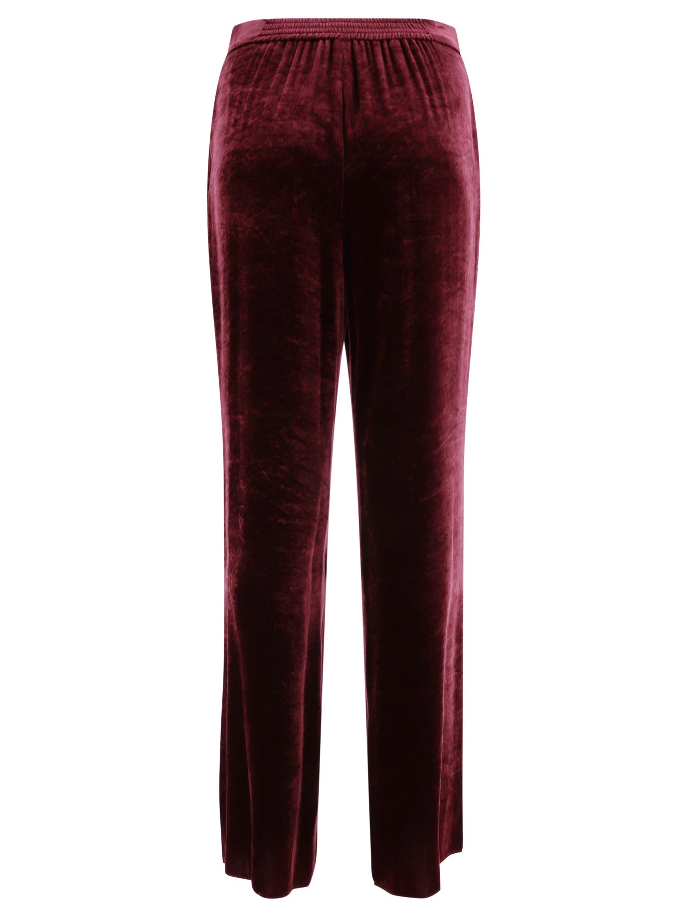 ETRO Velvet Trousers with Elasticized High Waist for Women