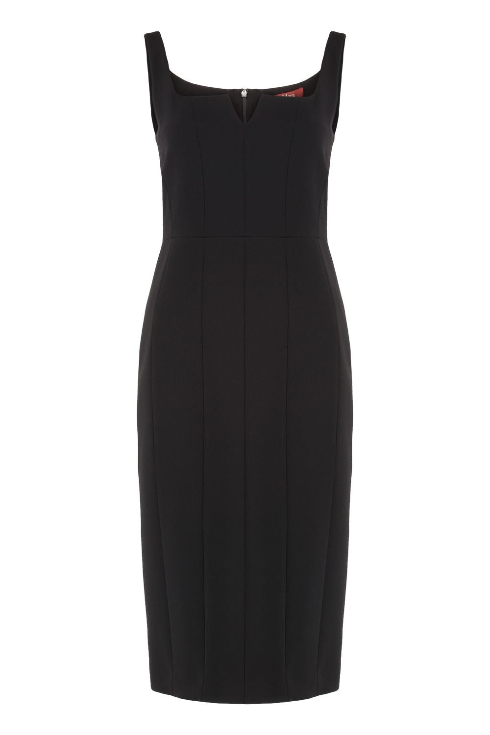 MAX MARA STUDIO Elegant Cady Dress with Back Slit - SS25