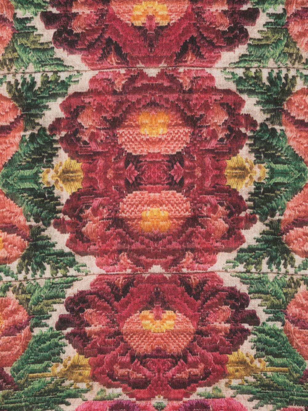 PIERRE LOUIS MASCIA Floral Print Cashmere Scarf - Wraparound Style