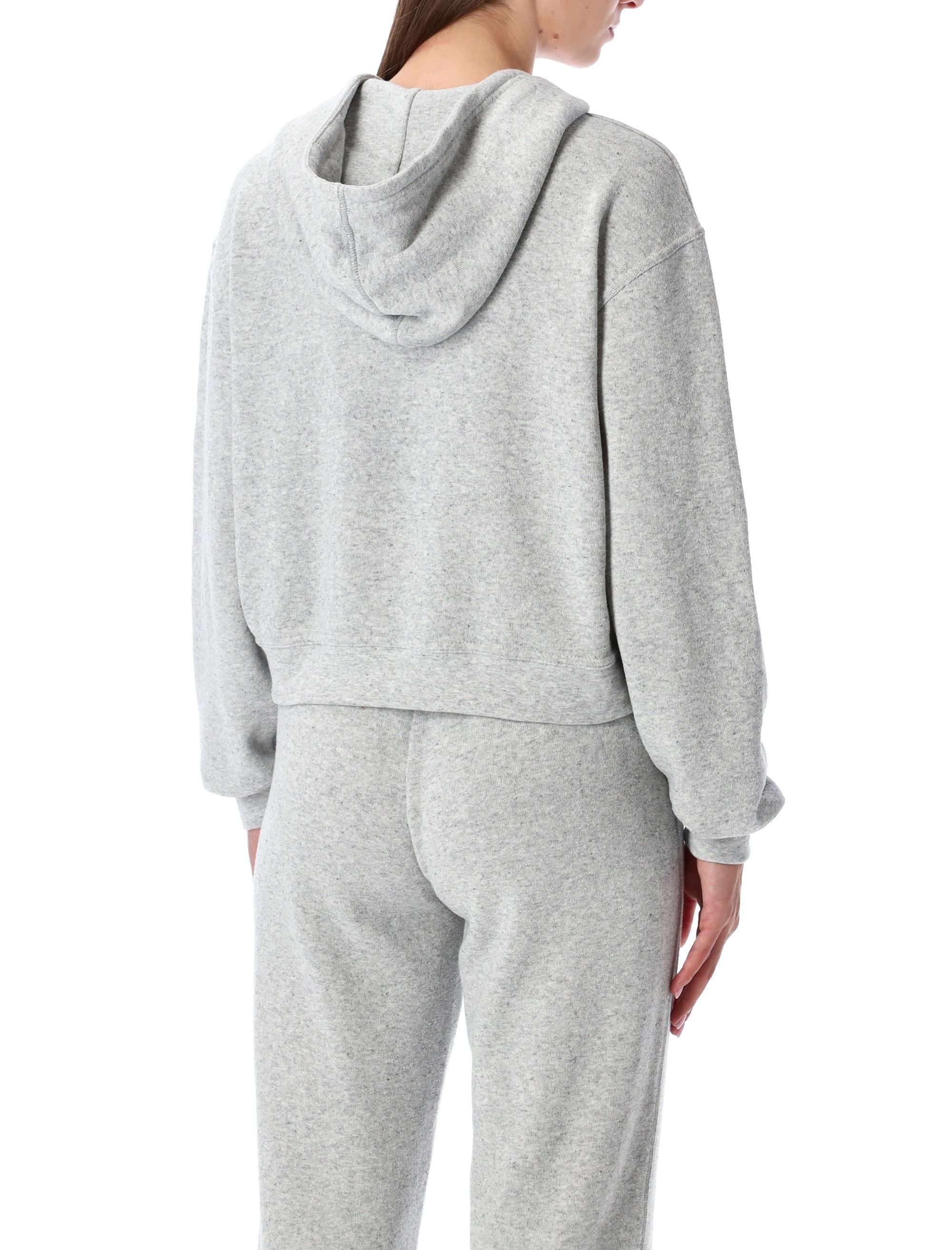 AMERICAN VINTAGE Women's Oversized Zip Hoodie in Soft Fleece