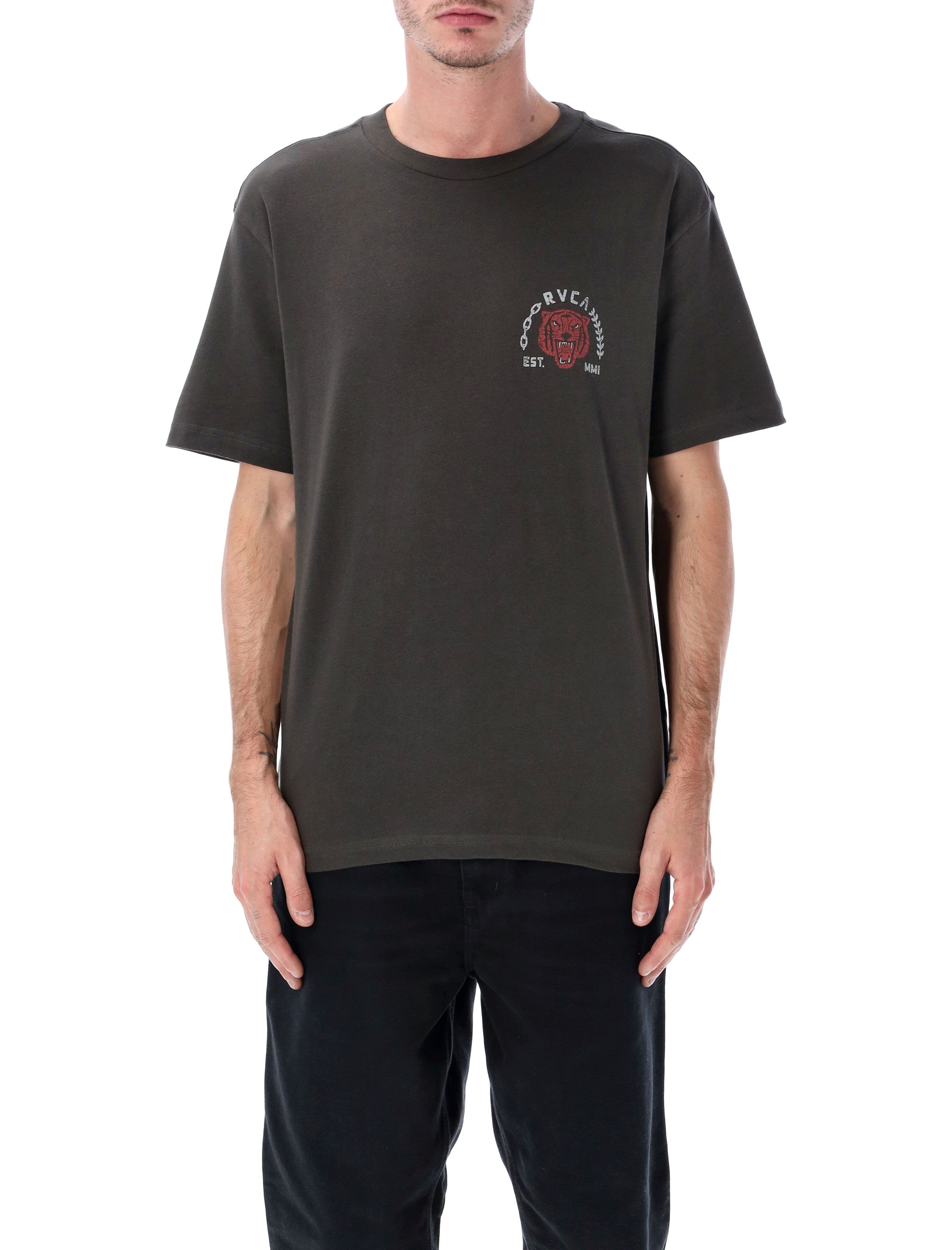 RVCA Men's Squadron Short Sleeve T-Shirt - Large