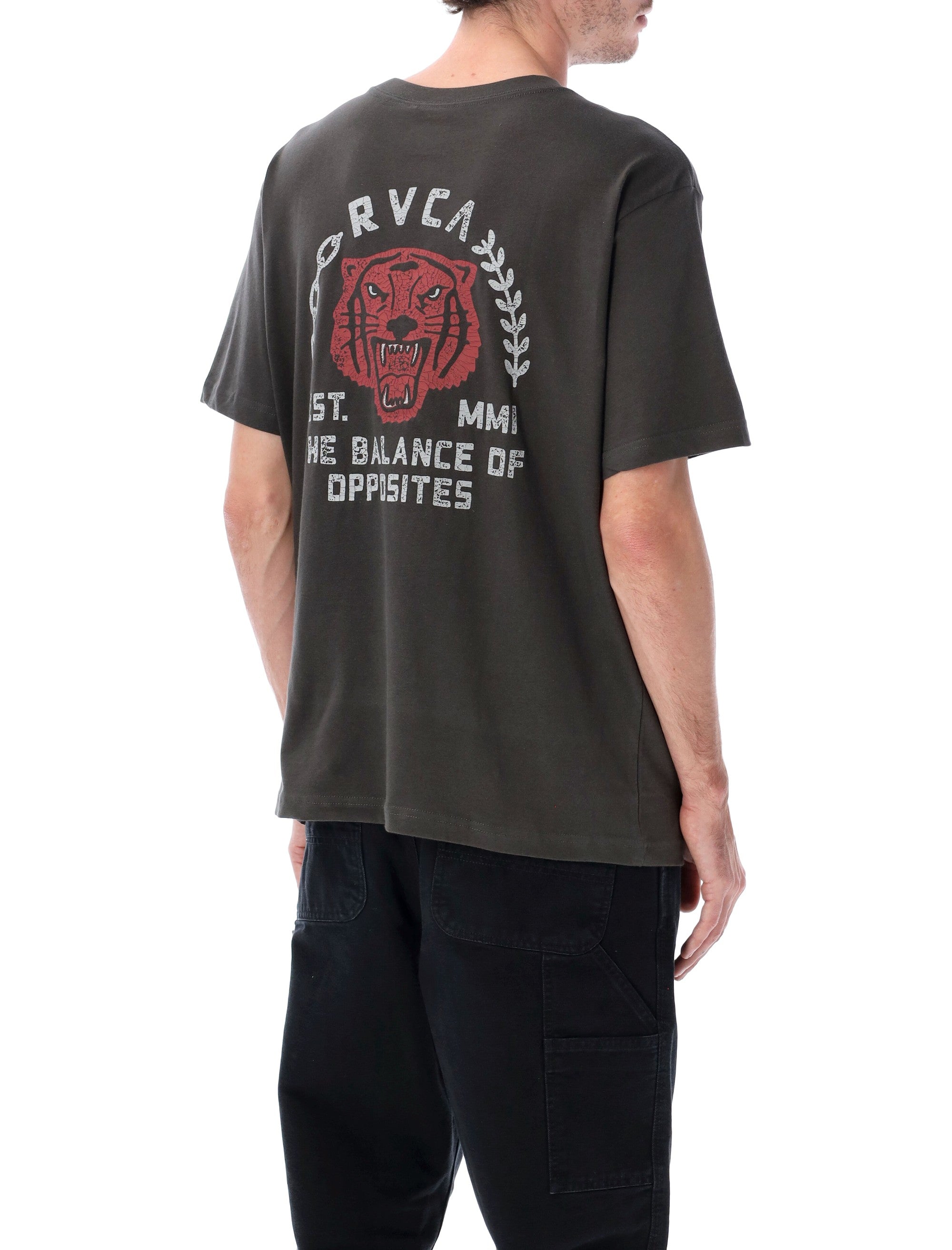 RVCA Men's Squadron Short Sleeve T-Shirt - Large