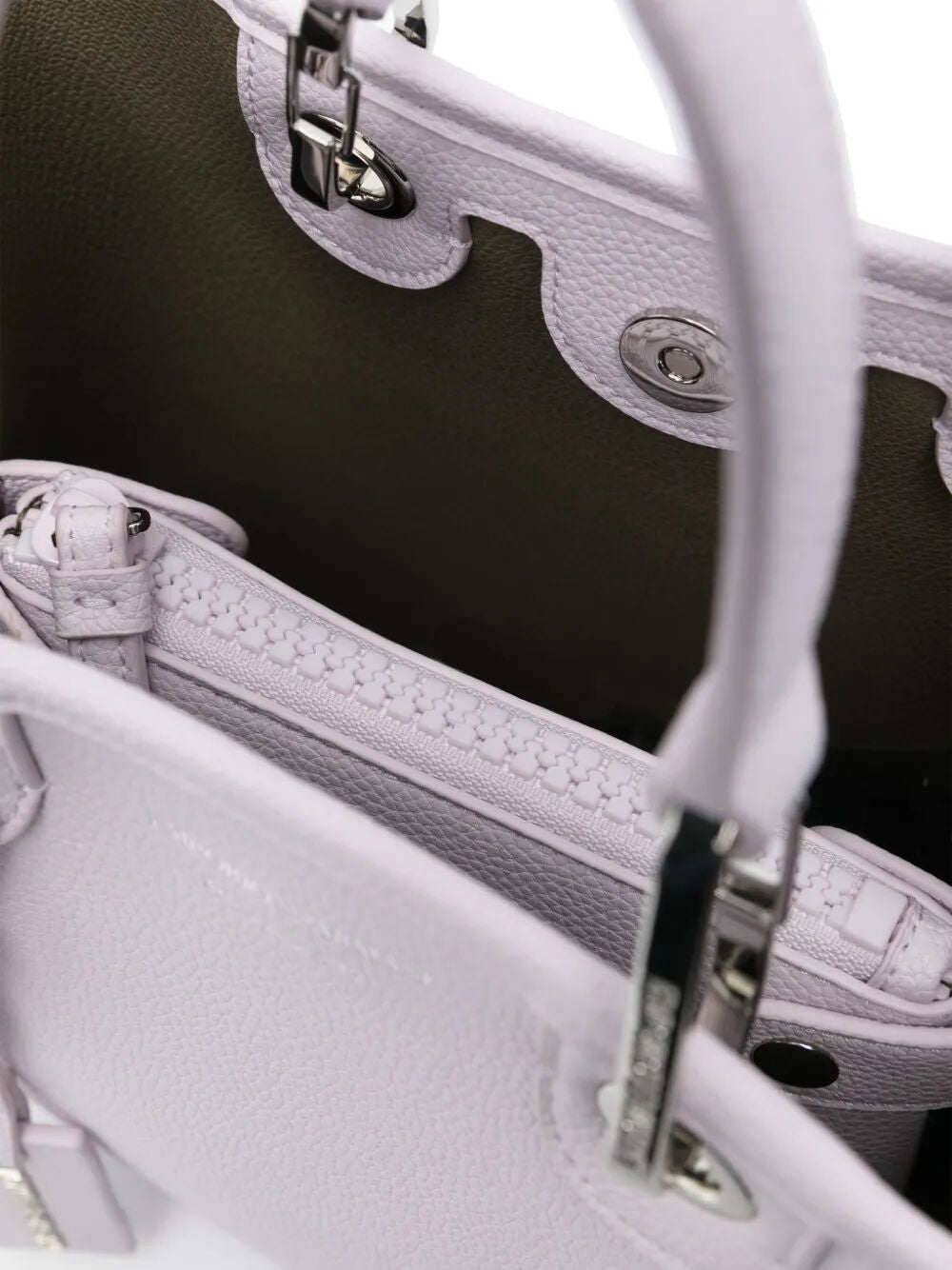 EMPORIO ARMANI Polyurethane Shopping Handbag - Mini Size