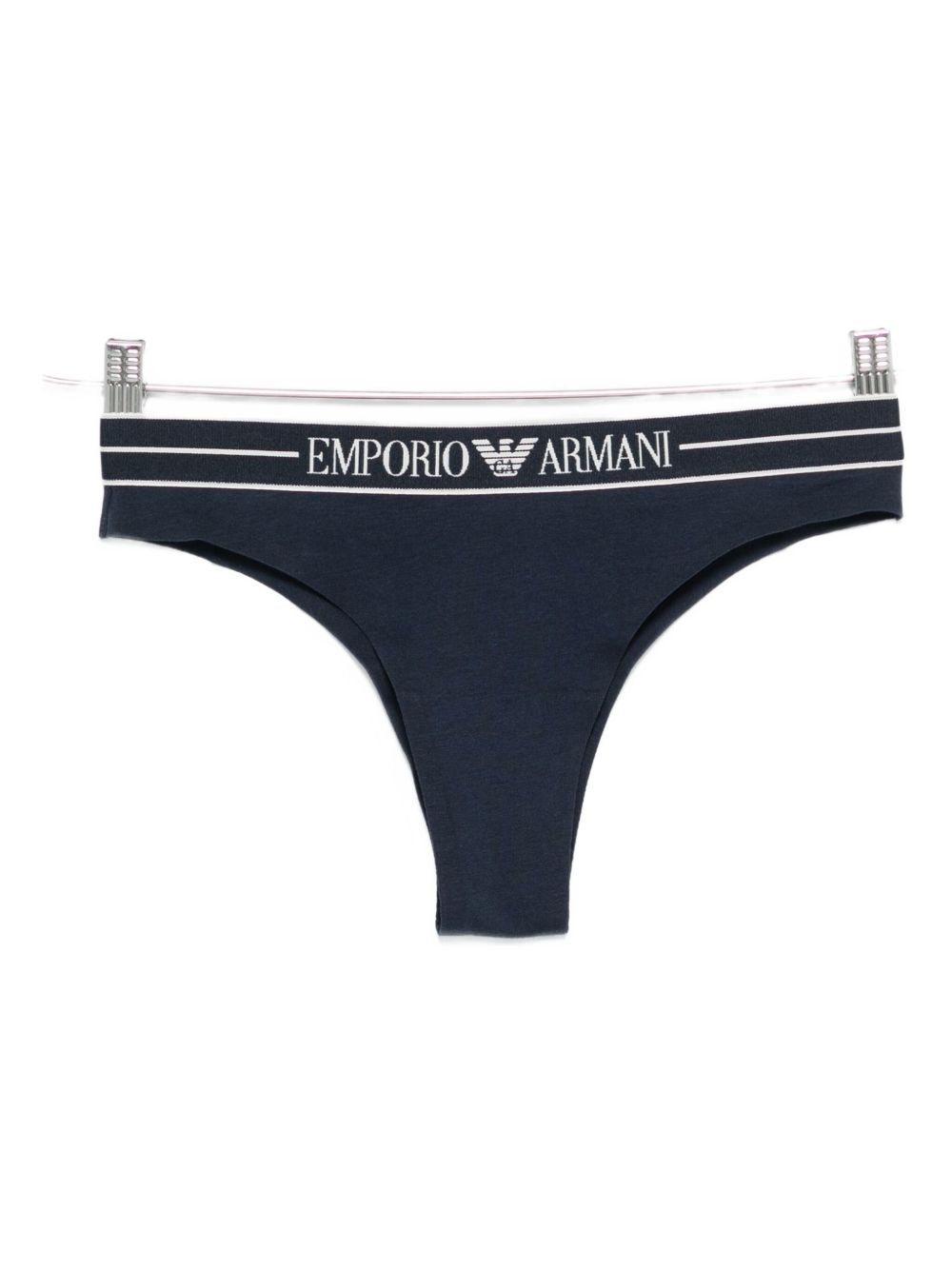 EMPORIO ARMANI Silk & Nylon Brazilian Briefs - 2 Pack