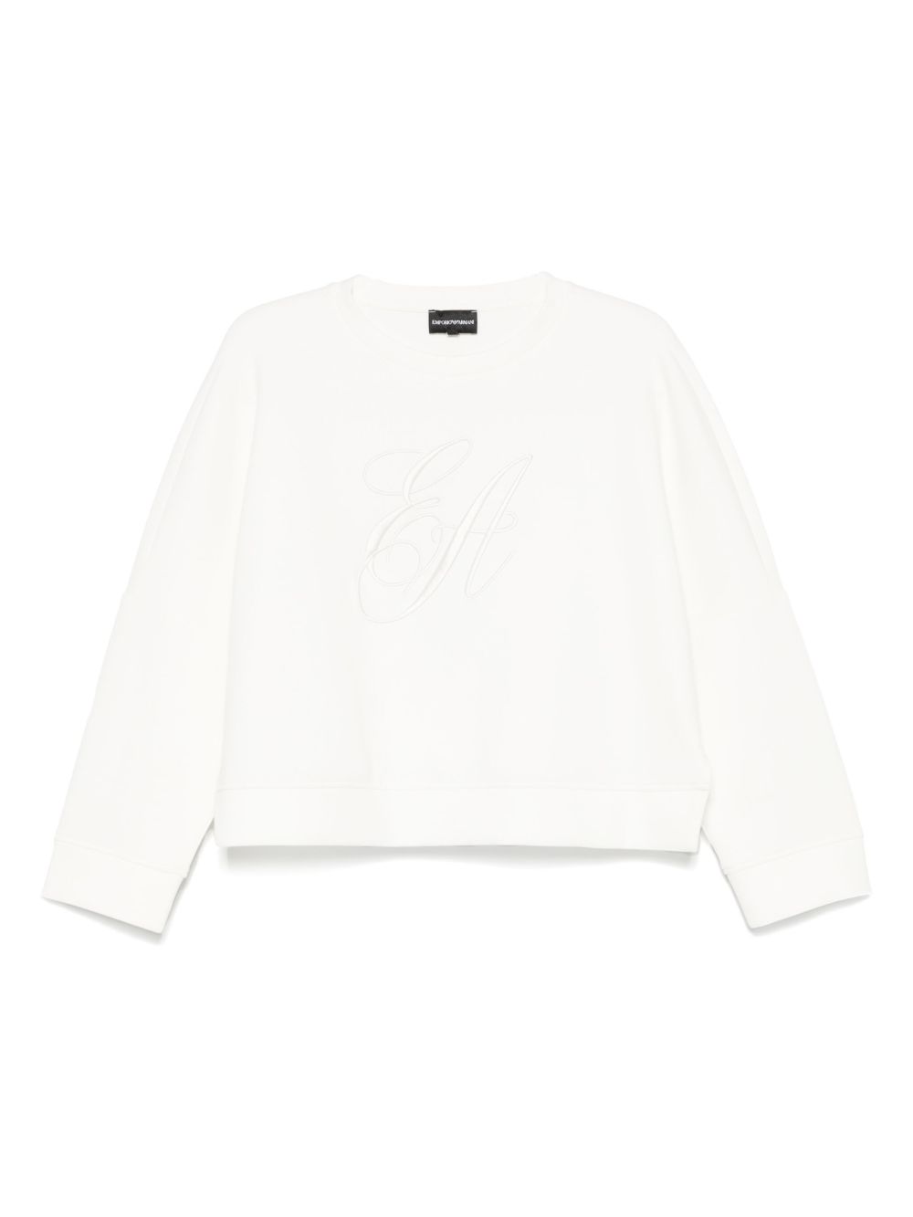 EMPORIO ARMANI Cotton Logo Sweatshirt for Women - SS25