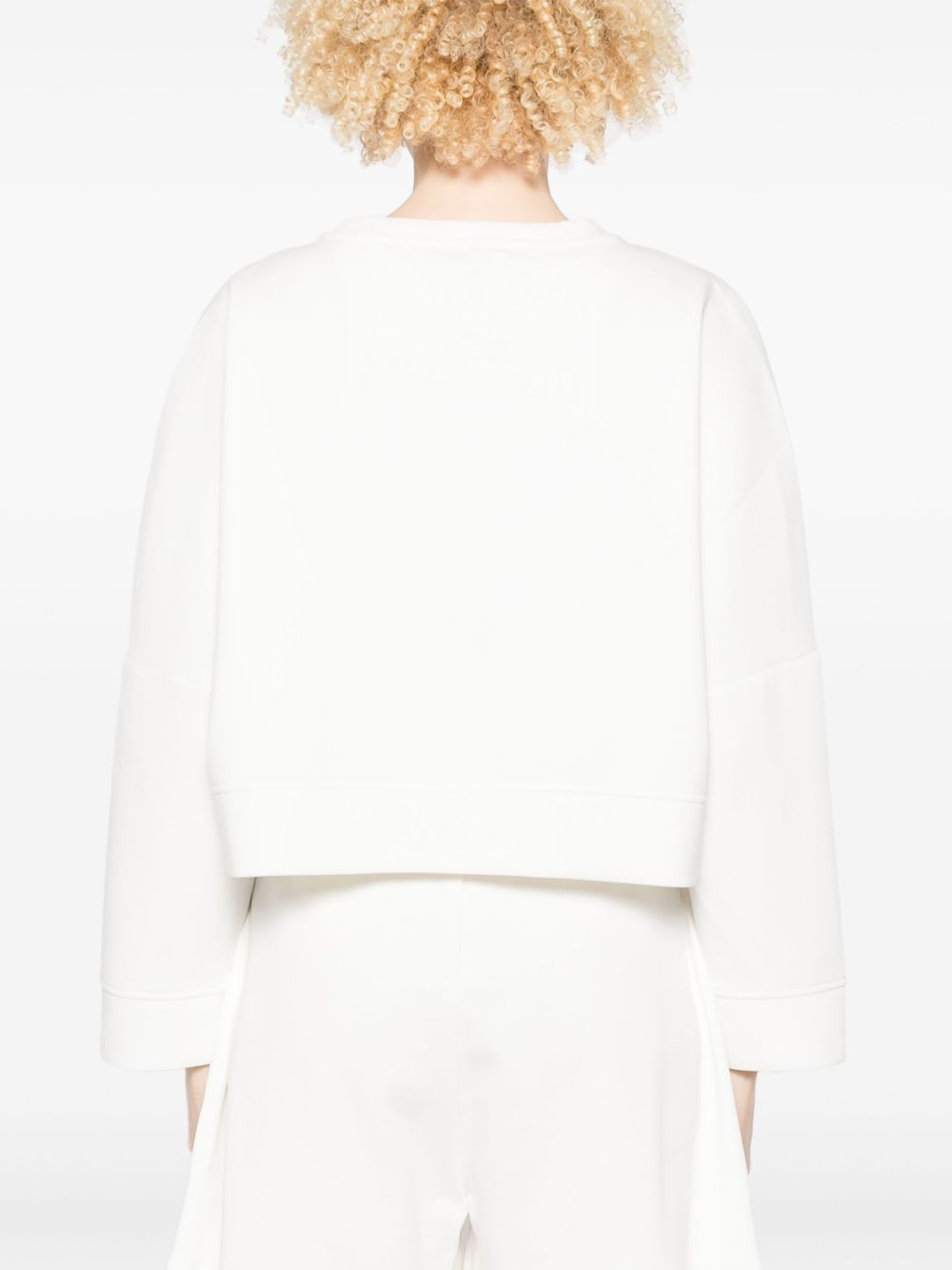 EMPORIO ARMANI Cotton Logo Sweatshirt for Women - SS25