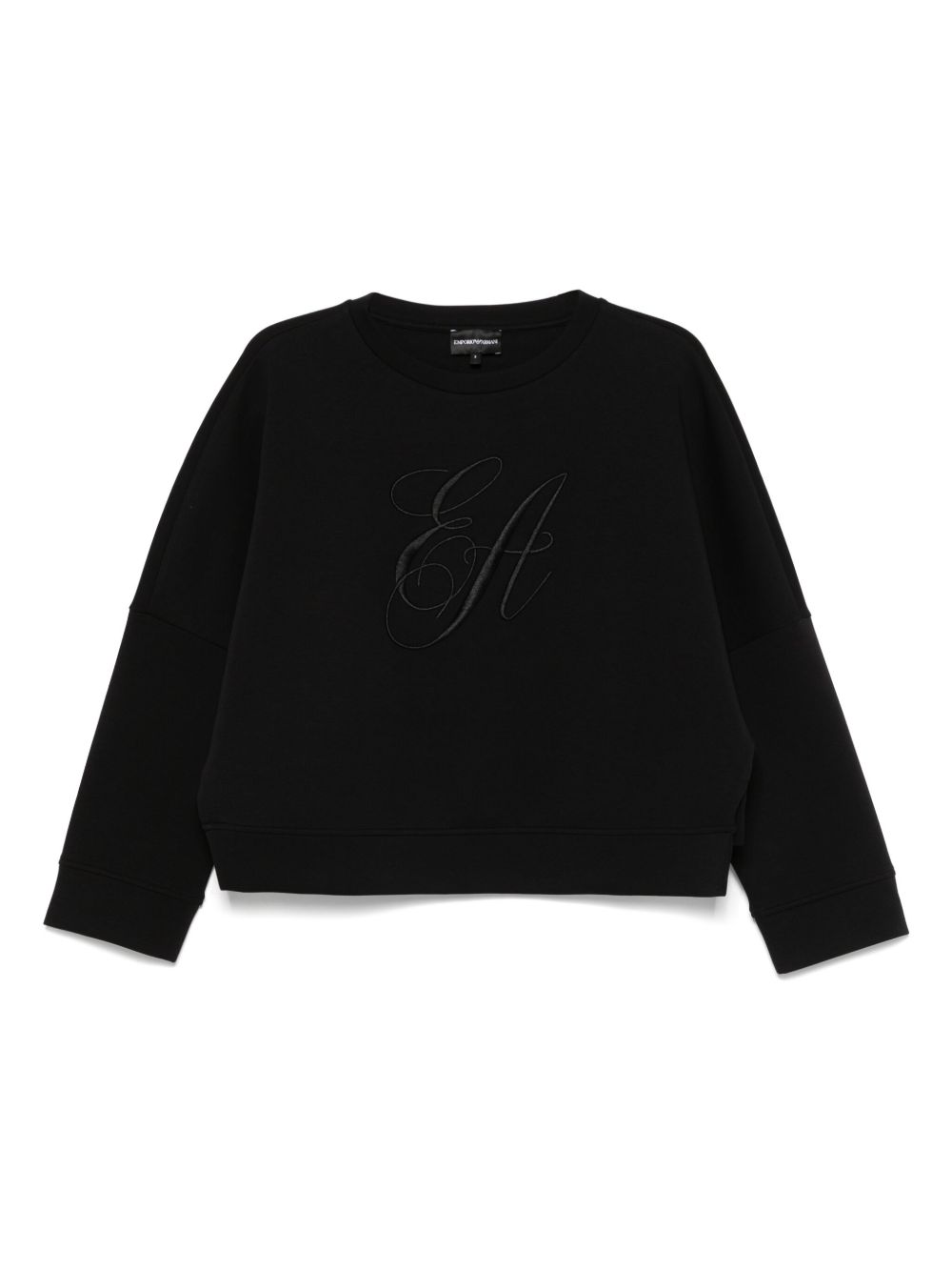 EMPORIO ARMANI Logo Cotton Sweatshirt for Women
