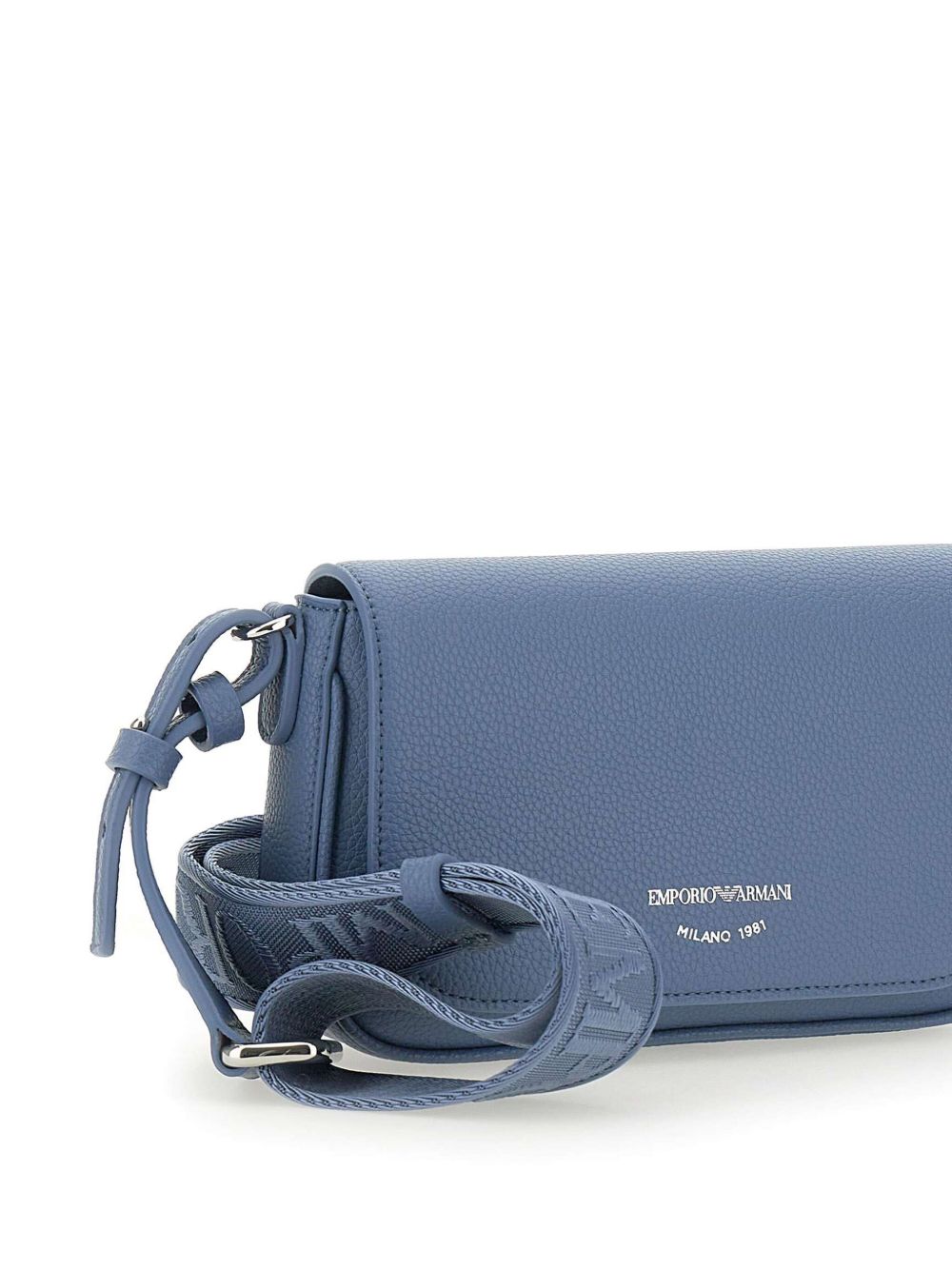 EMPORIO ARMANI Mini Wallet on Chain with Pebbled Texture