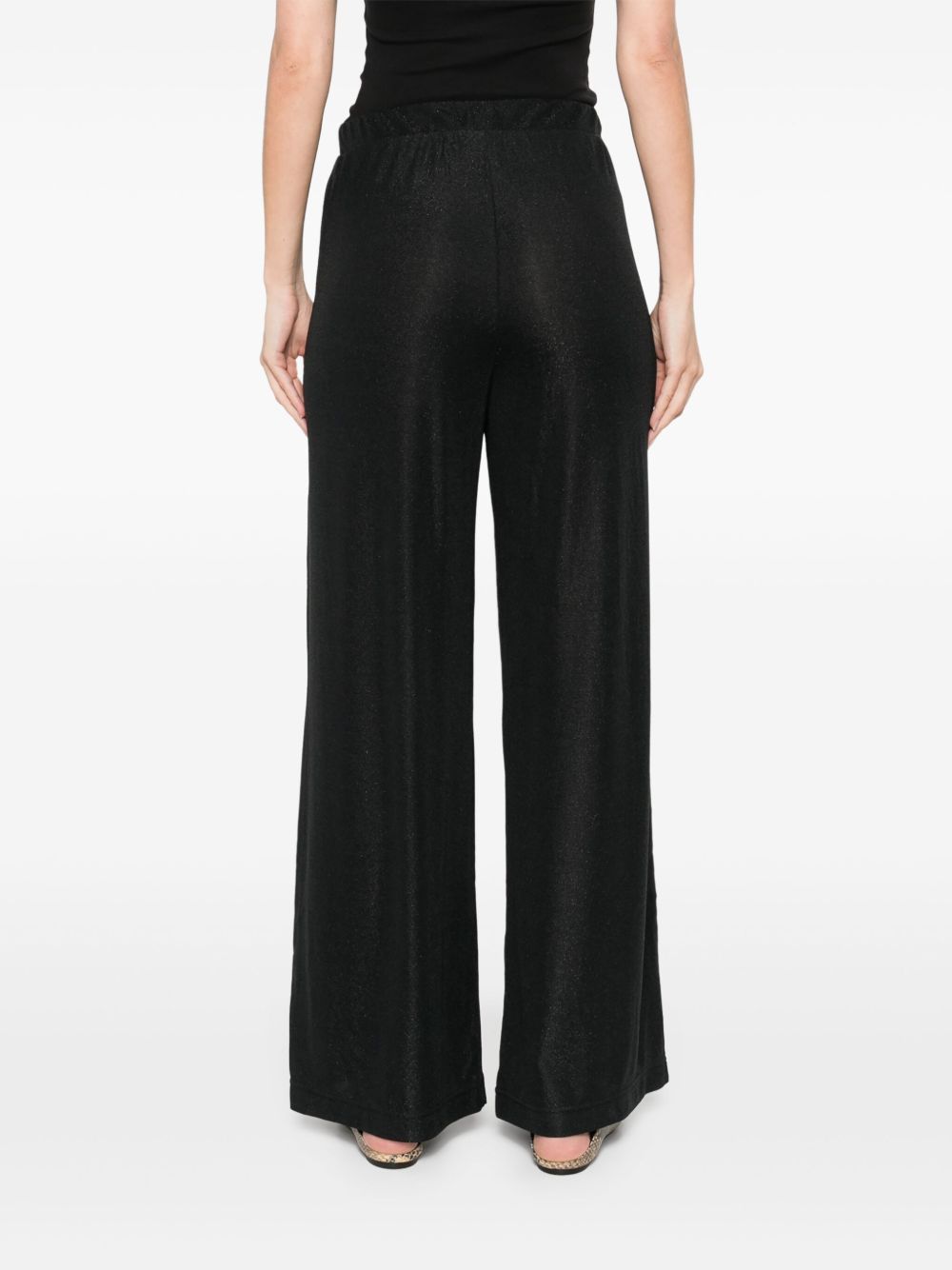EMPORIO ARMANI Wide-Leg Trousers with Elasticated Waistband
