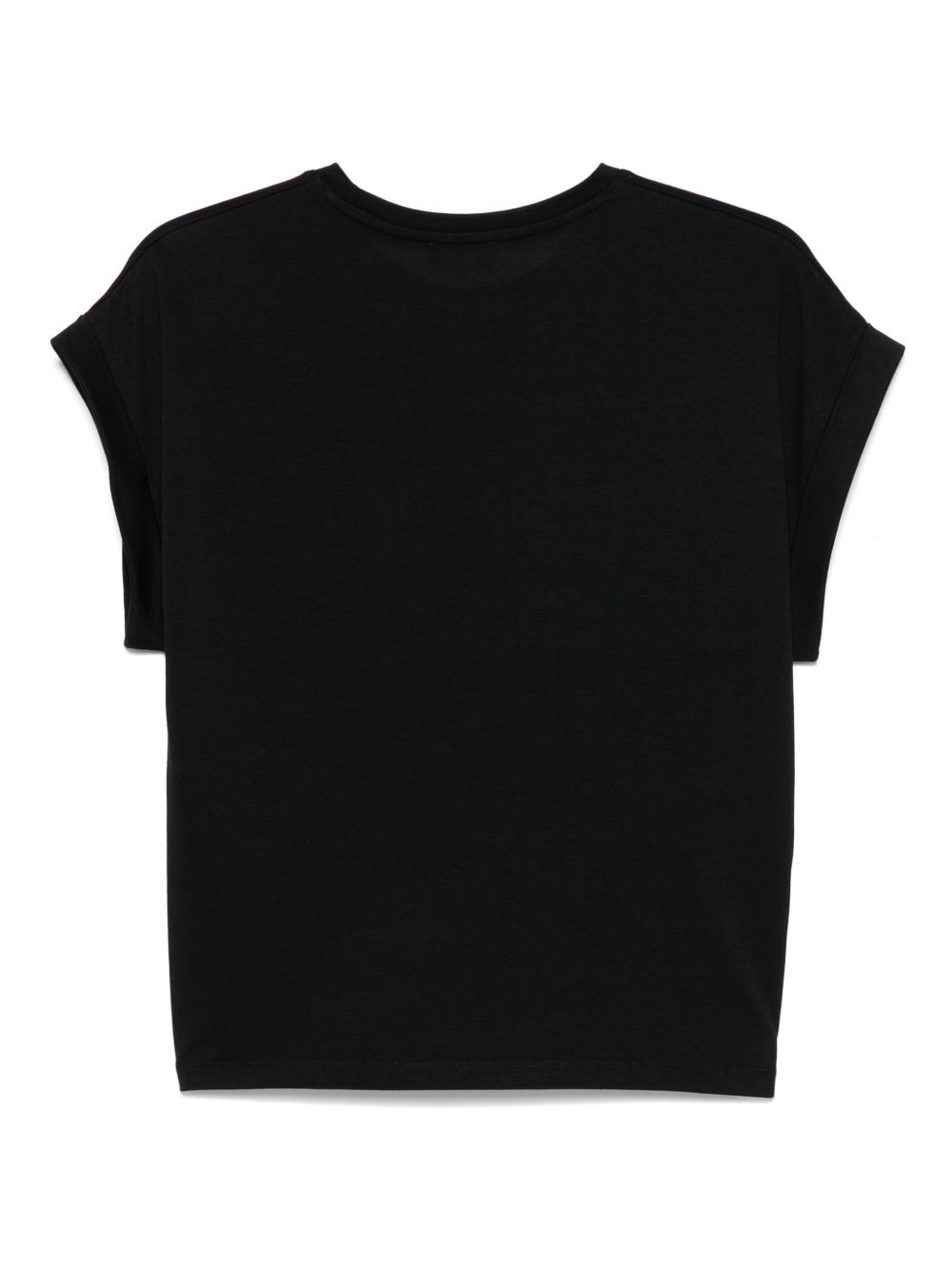 EMPORIO ARMANI Classic Crew Neck Cotton T-Shirt for Women