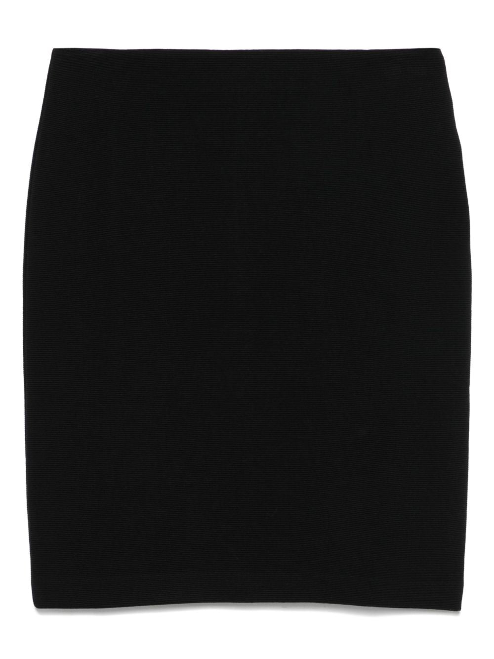 EMPORIO ARMANI Cotton Midi Skirt with Elasticated Waistband