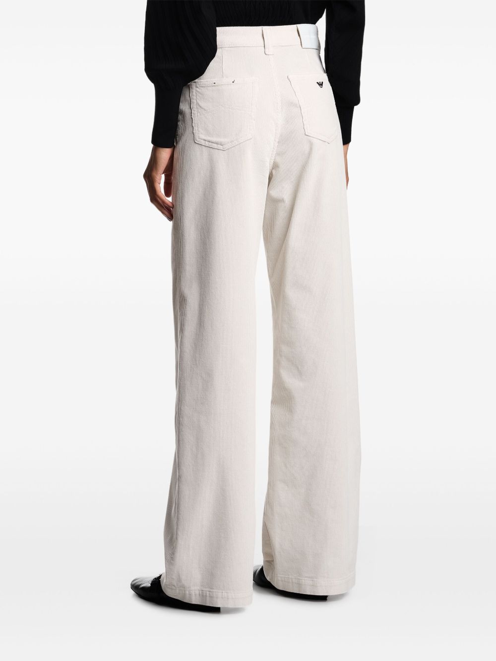 EMPORIO ARMANI Wide-Leg Denim Jeans for Women - FW25 Collection