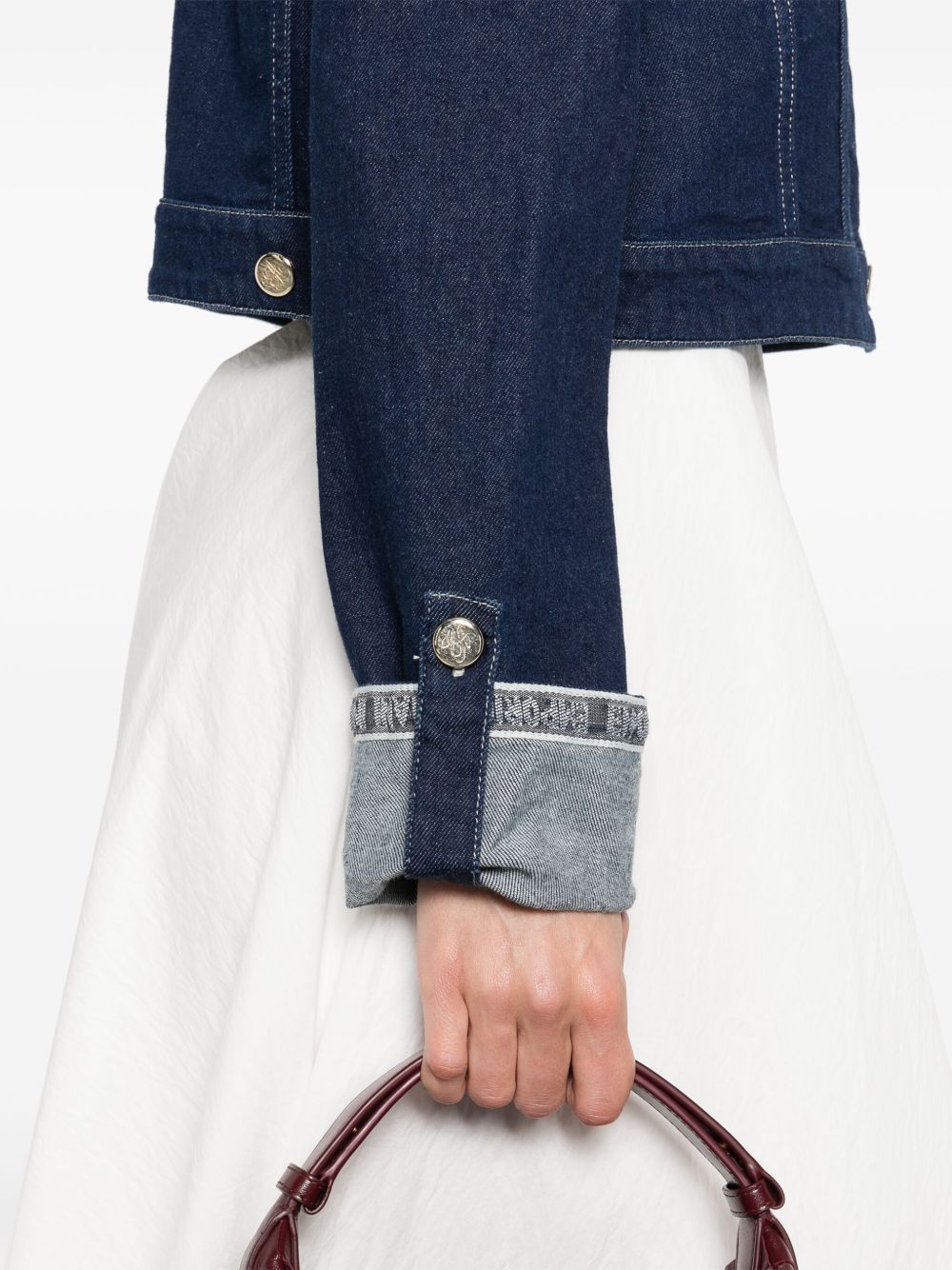 EMPORIO ARMANI Cotton Button-Down Jacket for Women