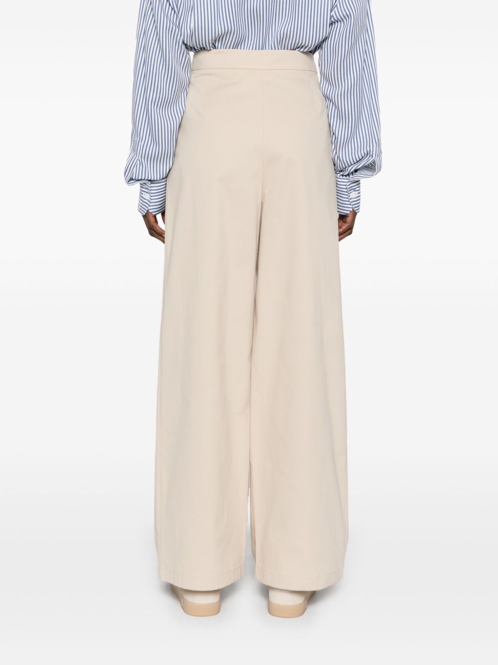 EMPORIO ARMANI Wide-Leg Trousers for Women - Spring/Summer 2025