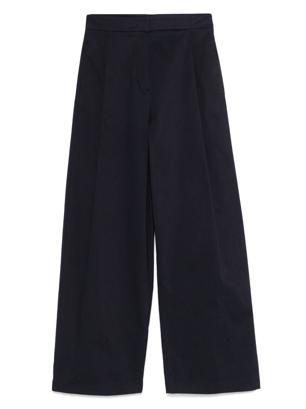 EMPORIO ARMANI Cotton Wide-Leg Trousers