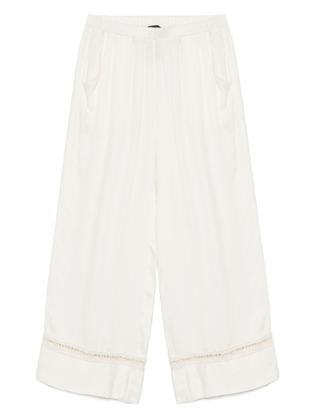 EMPORIO ARMANI Beach Trousers with Cut-Out Detailing for Women