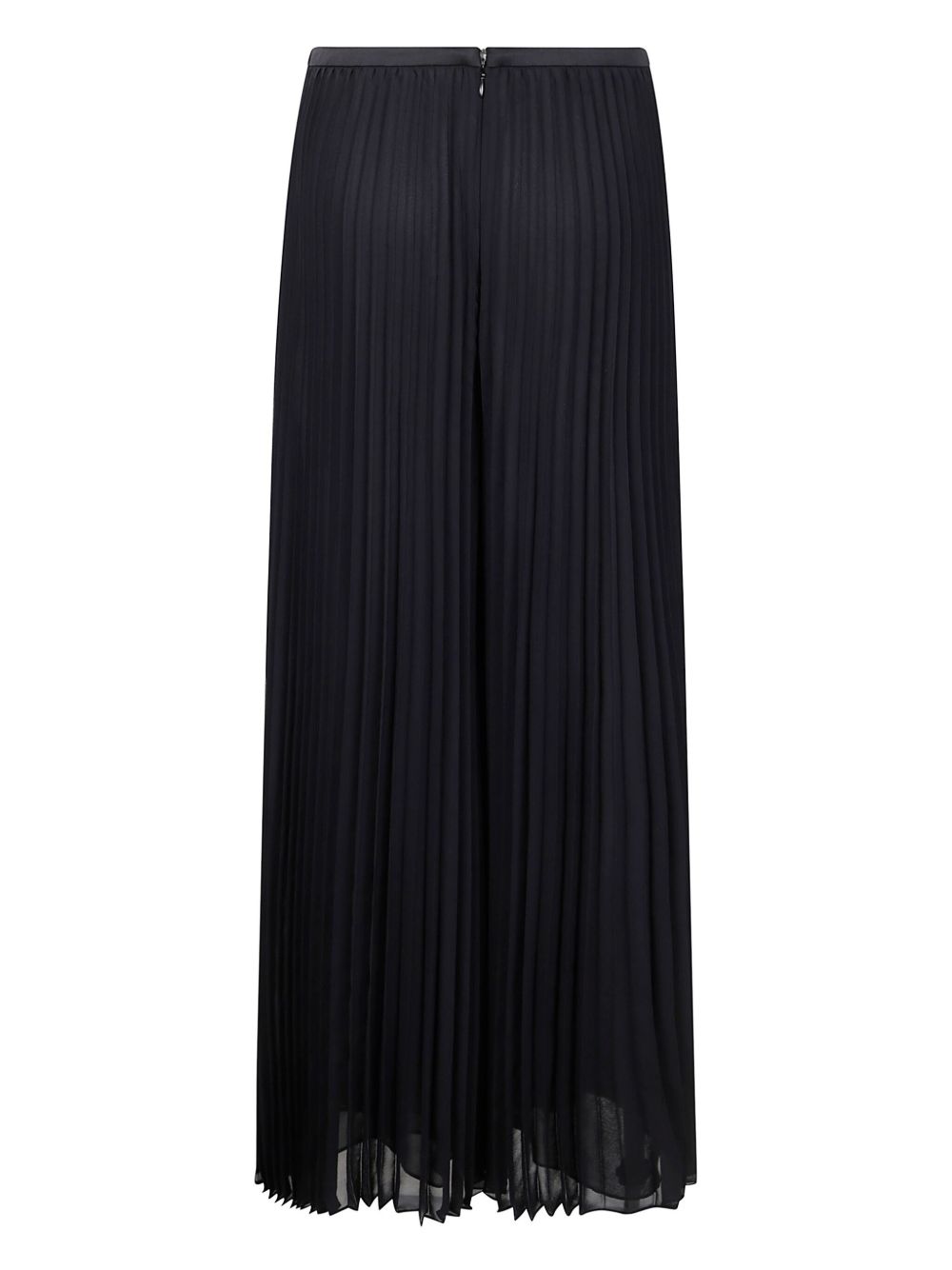 EMPORIO ARMANI Georgette Long Skirt with Wide Leg Design