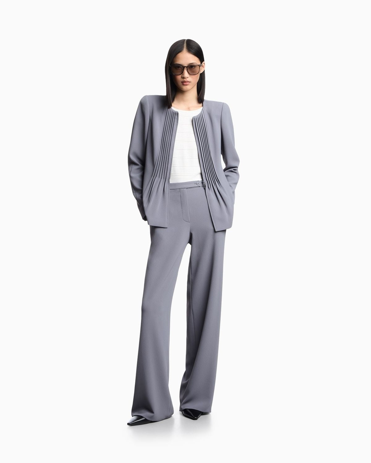 EMPORIO ARMANI Flare Leg Trousers