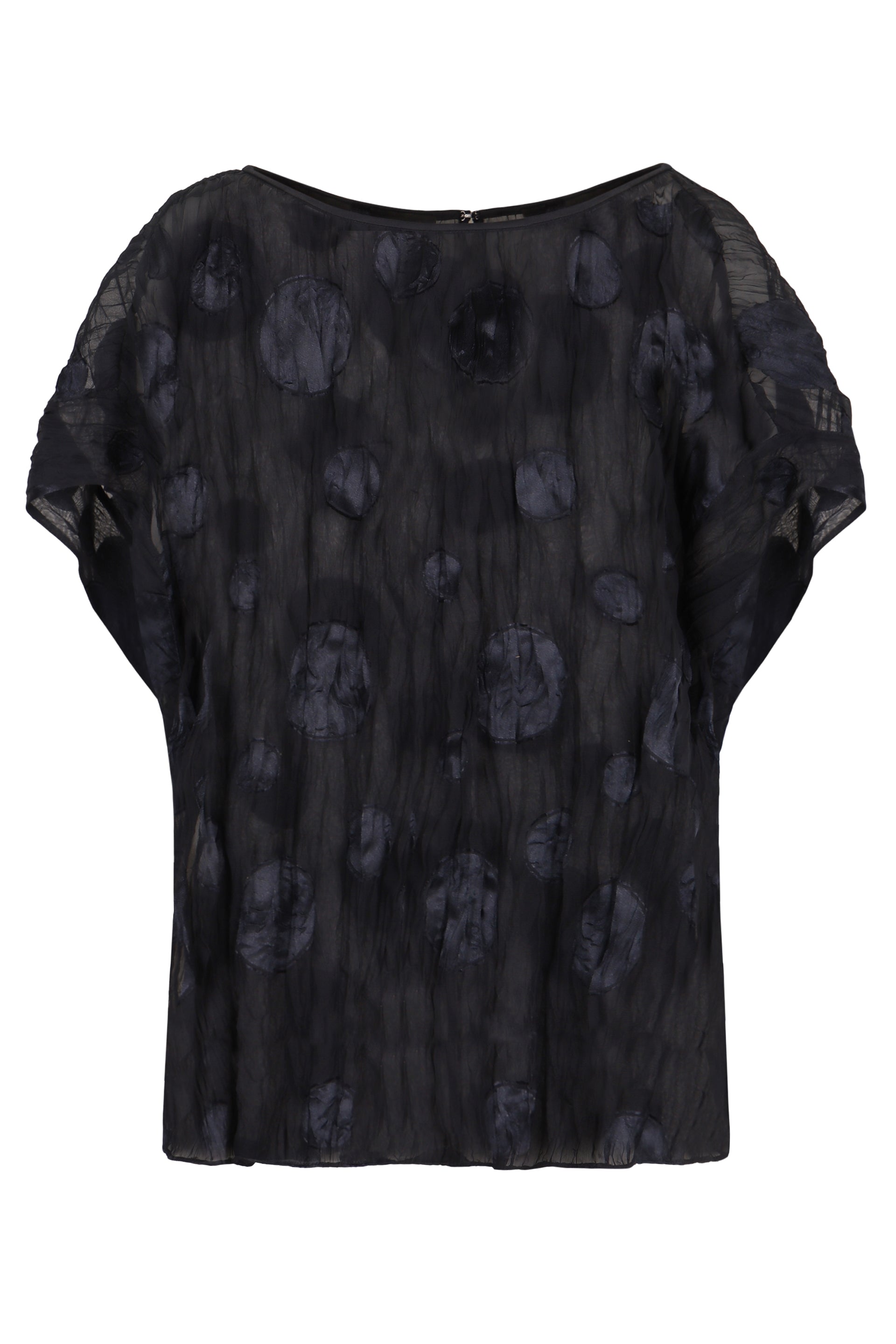 EMPORIO ARMANI Jacquard Blouse for Women - SS25 Collection